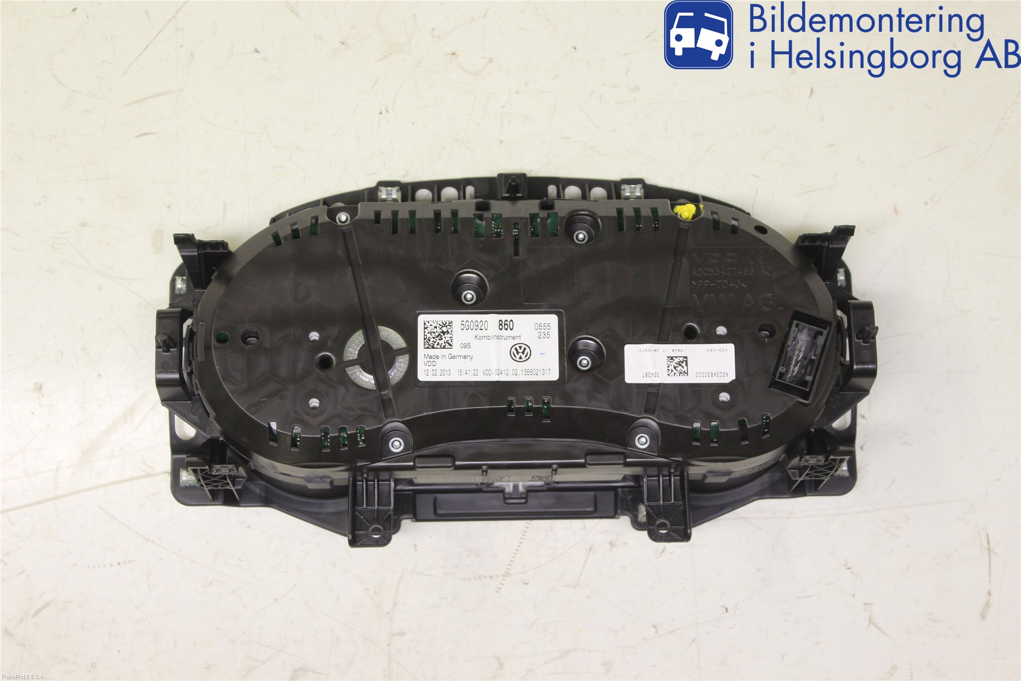 Volkswagen VW GOLF / E-GOLF VII 13-20 Instr Kombinert
