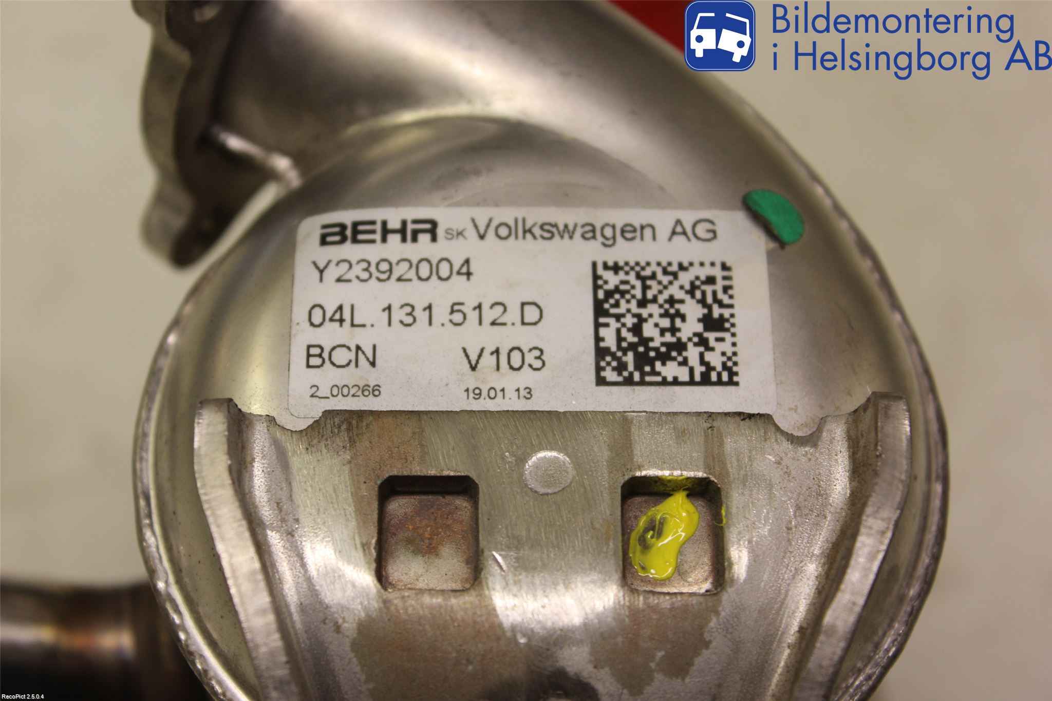 Audi A3/S3 8V 13-20 Eksos Kjøler
