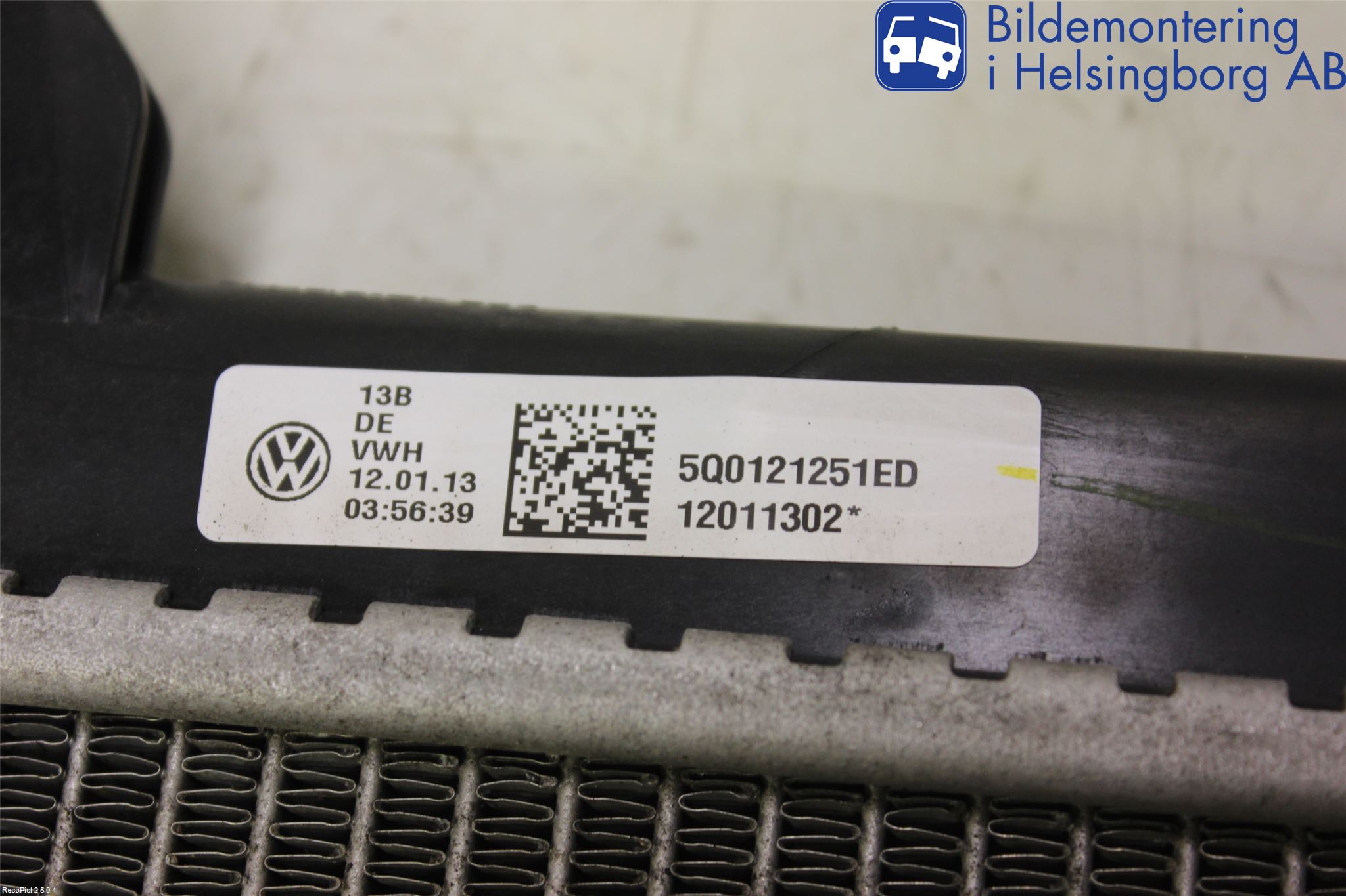 Audi A3/S3 8V 13-20 Radiator Manuell
