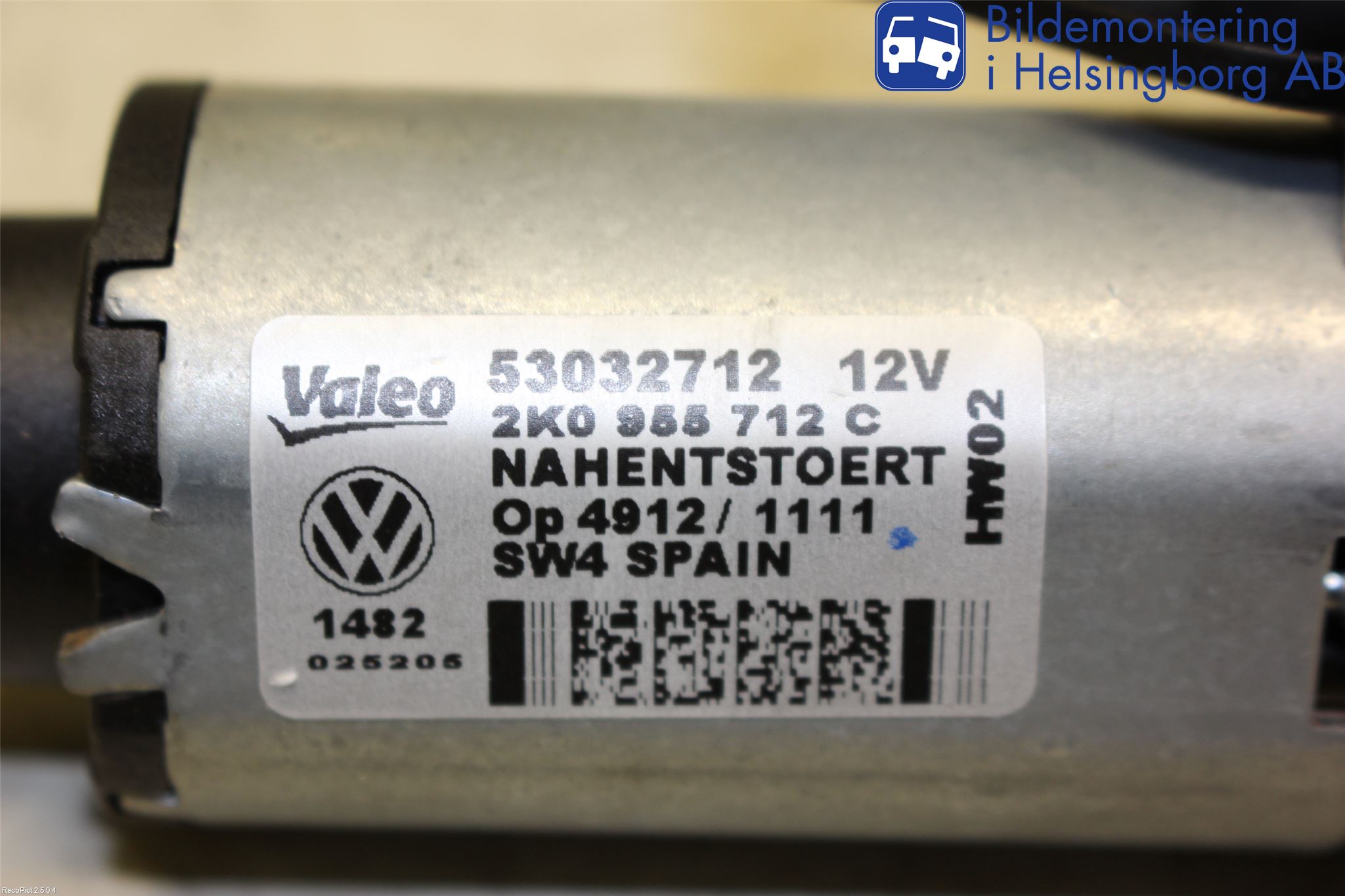 Volkswagen VW CADDY 11-15 Viskermotor Bakluke