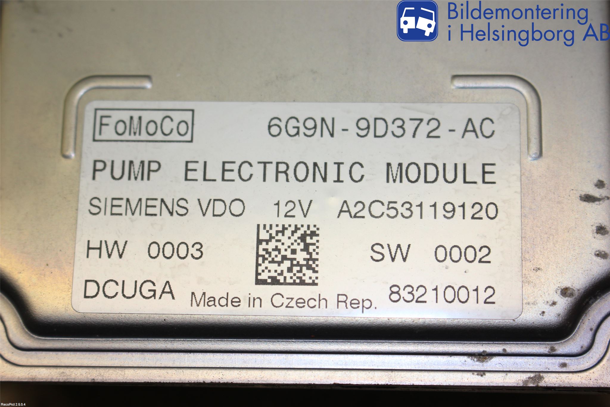 Volvo V70 08-13 Rele Bensinpumpe
