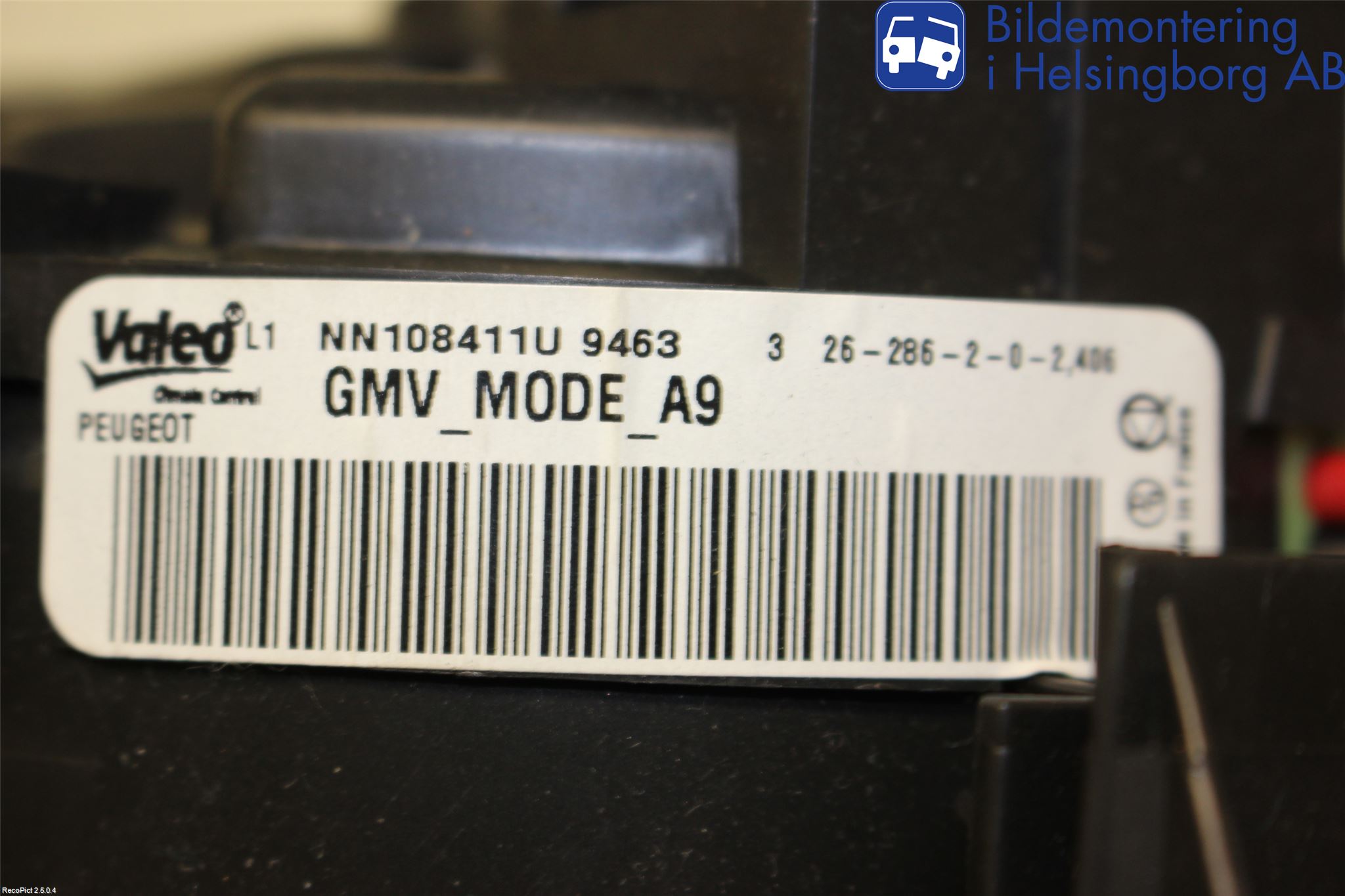 Peugeot 208 12-15 Varmeapparat Viftemotor