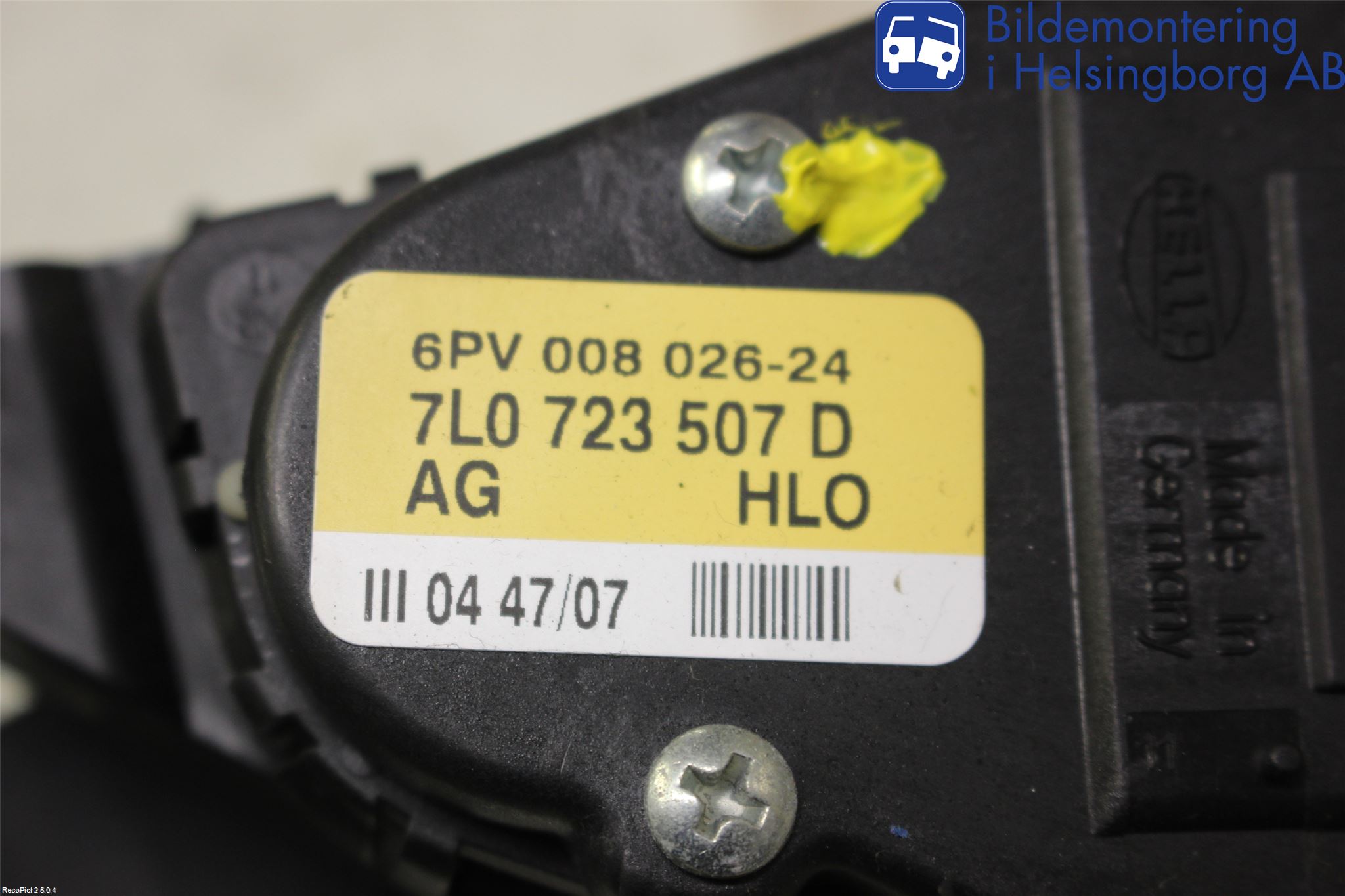 Audi Q7/SQ7 Pedal Gas-Brems-Clutch