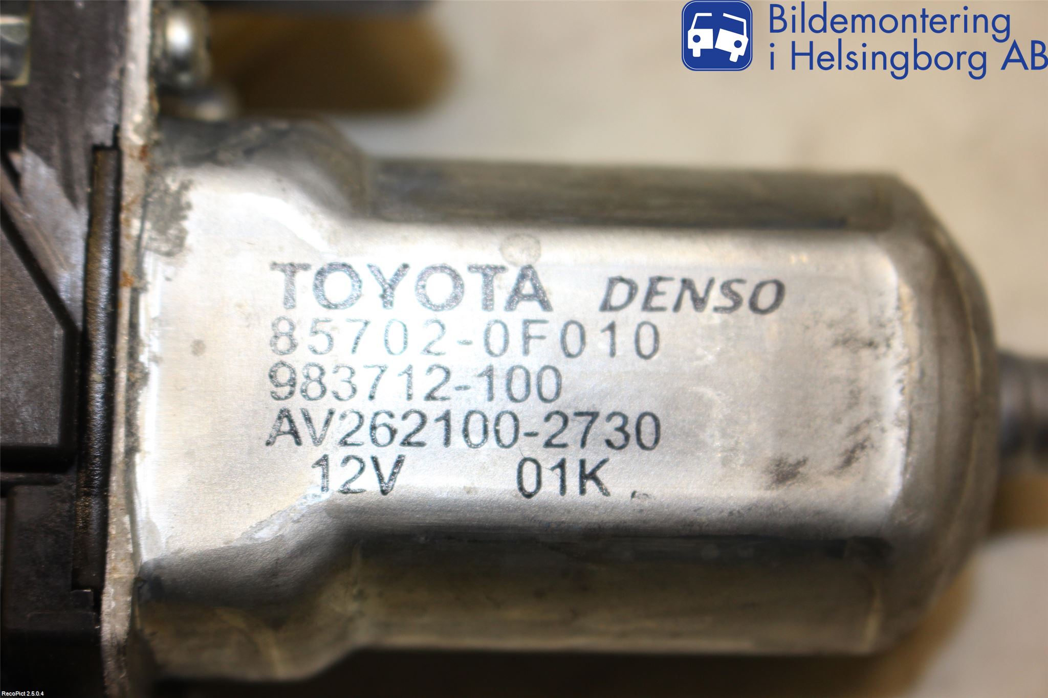Toyota YARIS XP90 06-11 Vindusheismotor