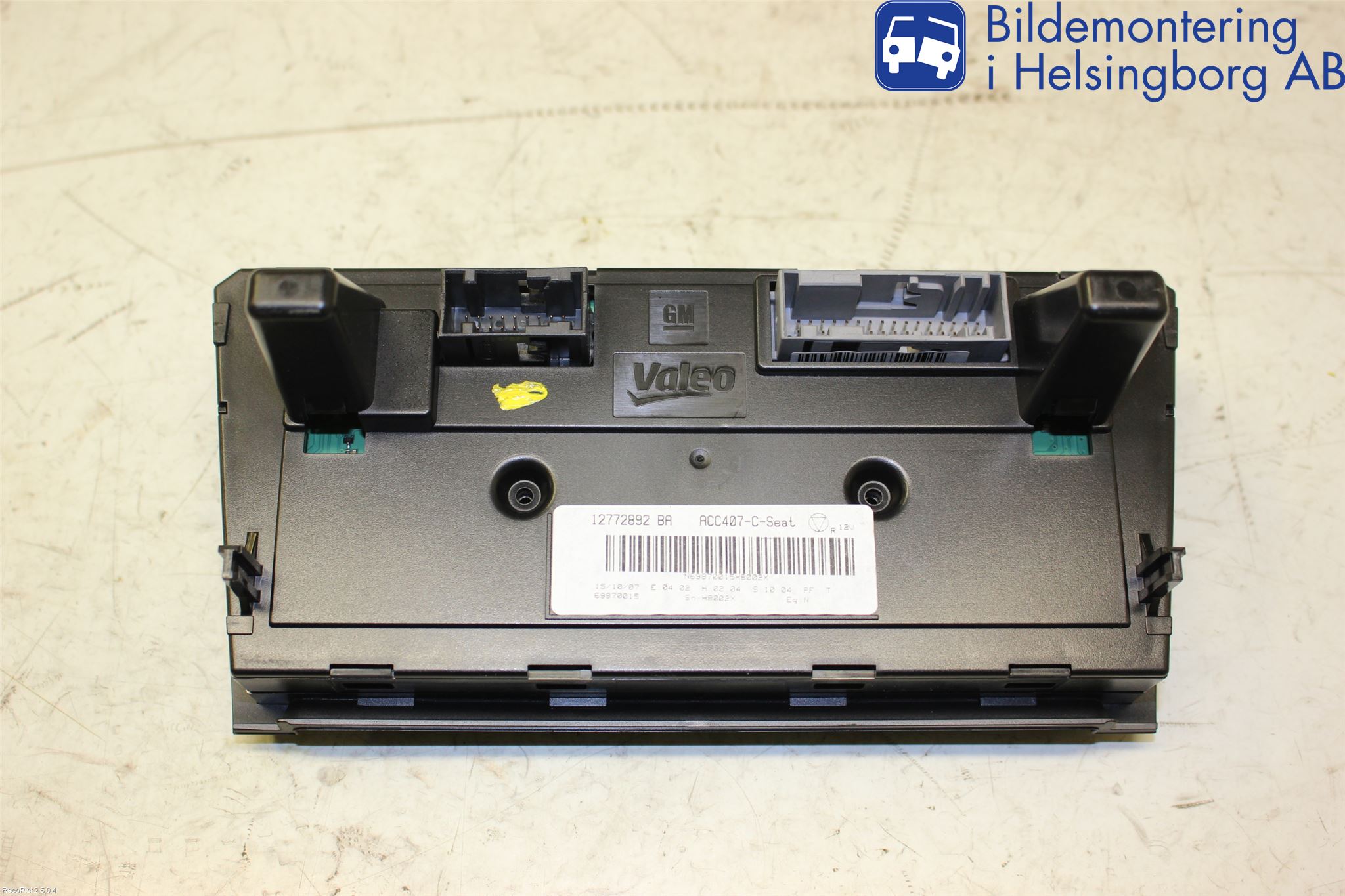 Saab 9-3 VER2/VER3 08-15 Varme Ac Betjening-Display
