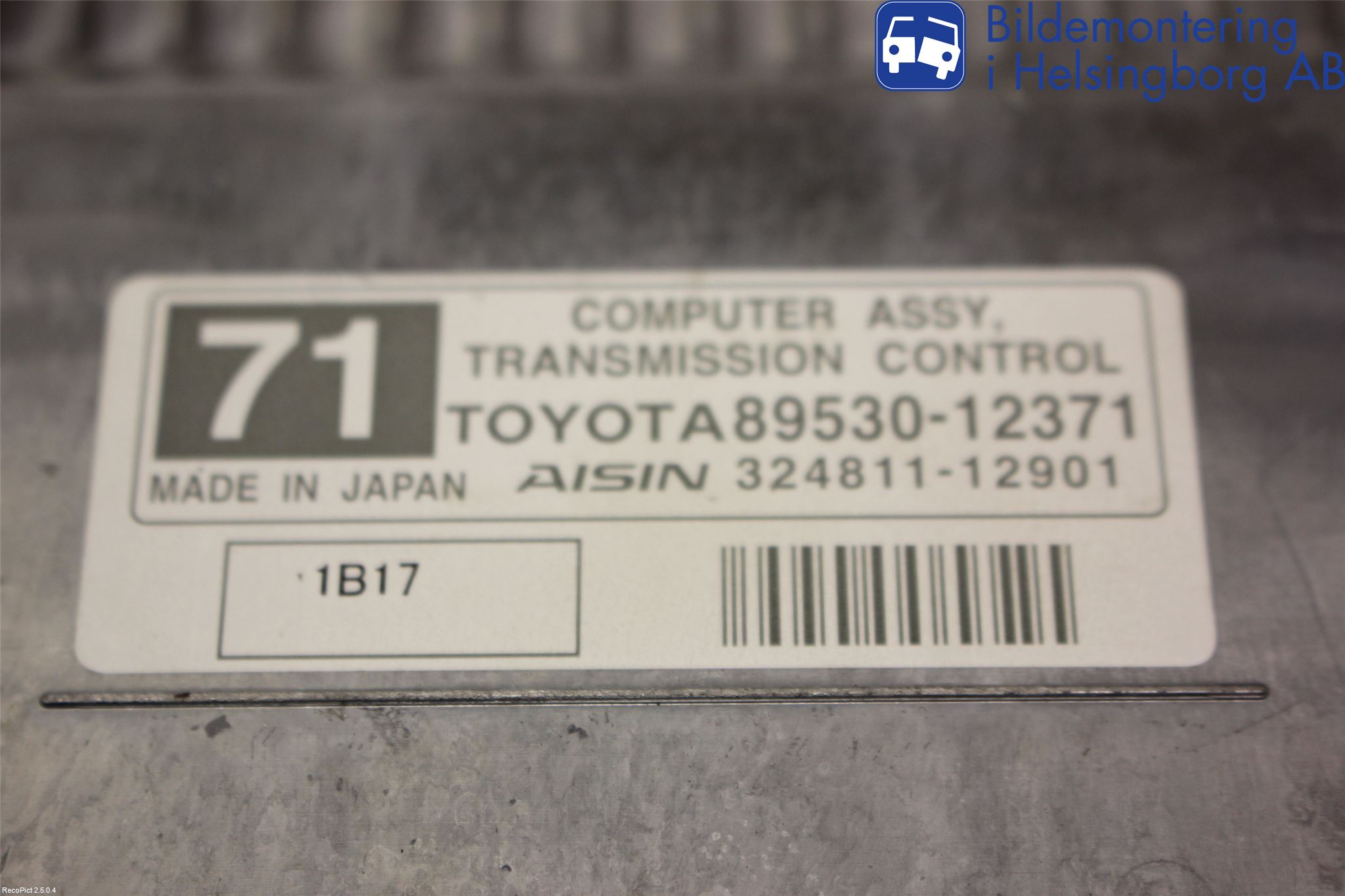Toyota AURIS 10-12 Styreenhet Gearkasse