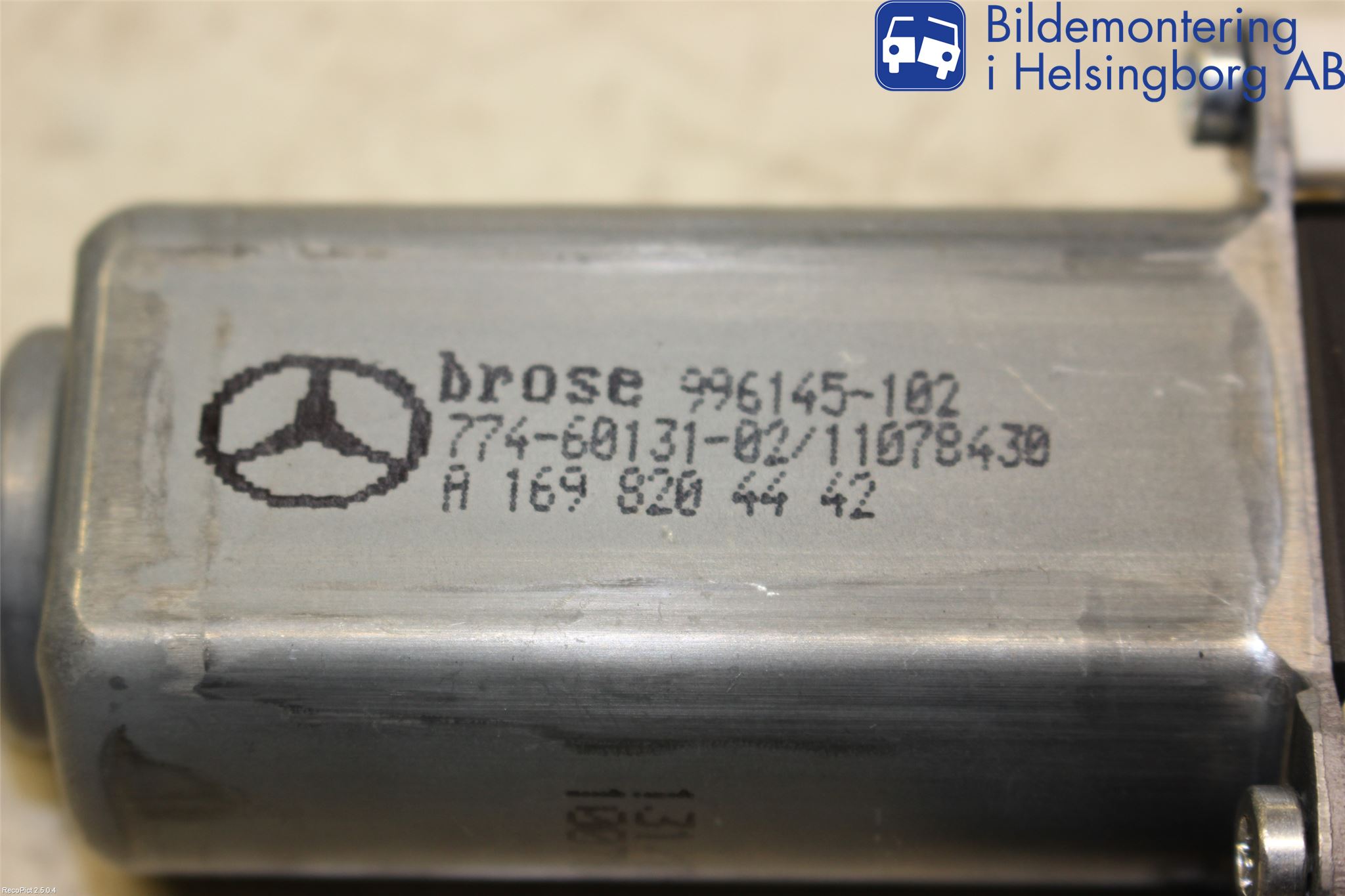 Mercedes-Benz MB B-KLASS (W245) 05-12 Vindusheismotor
