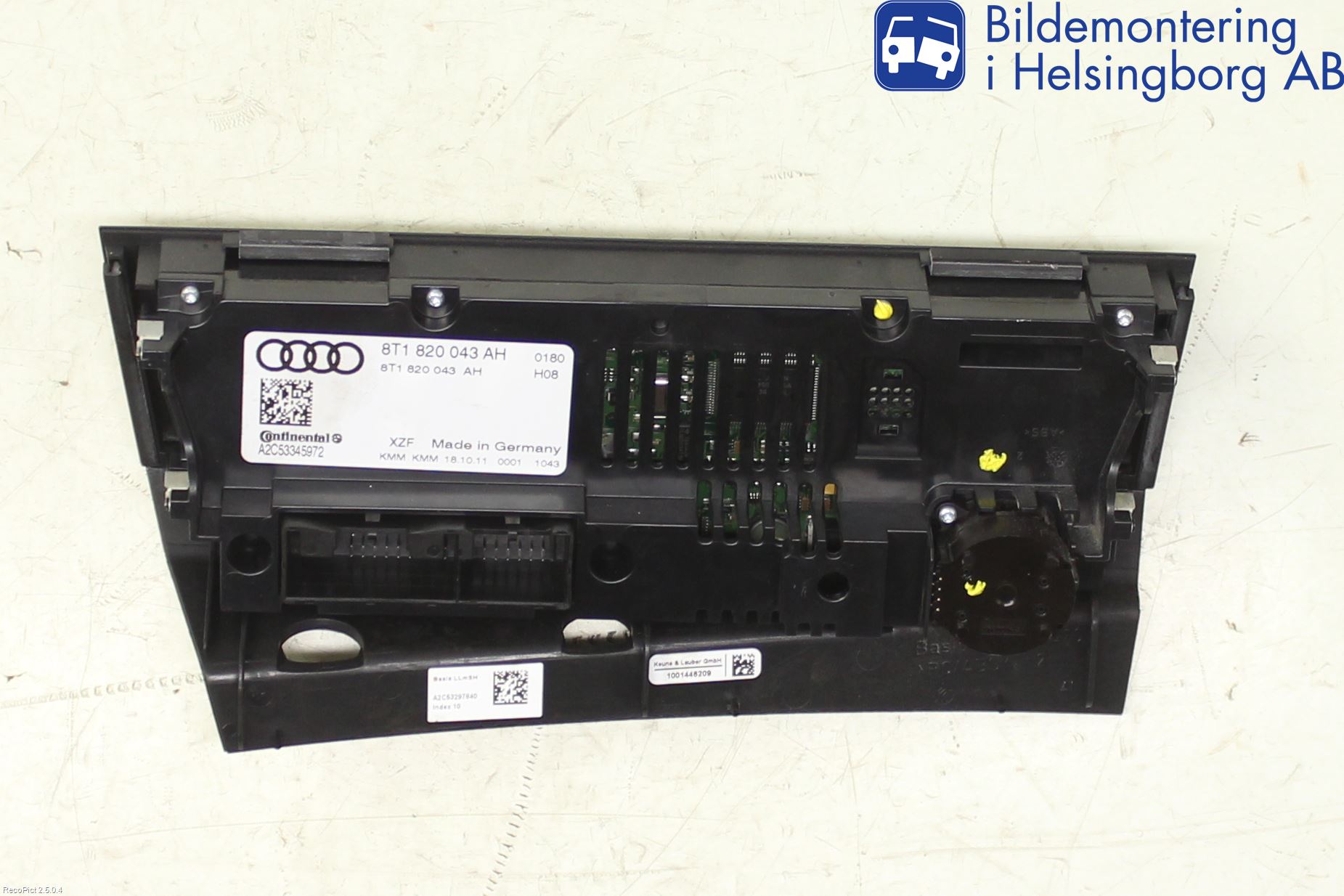 Audi A4/S4 08-11 Varme Ac Betjening-Display