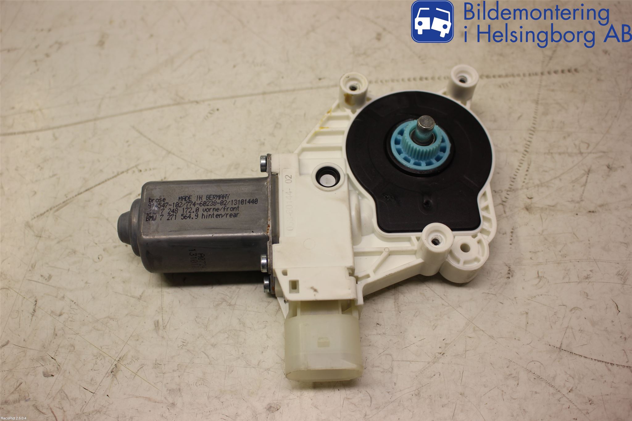 BMW 5 F10/F11/F18 09-17 Vindusheismotor