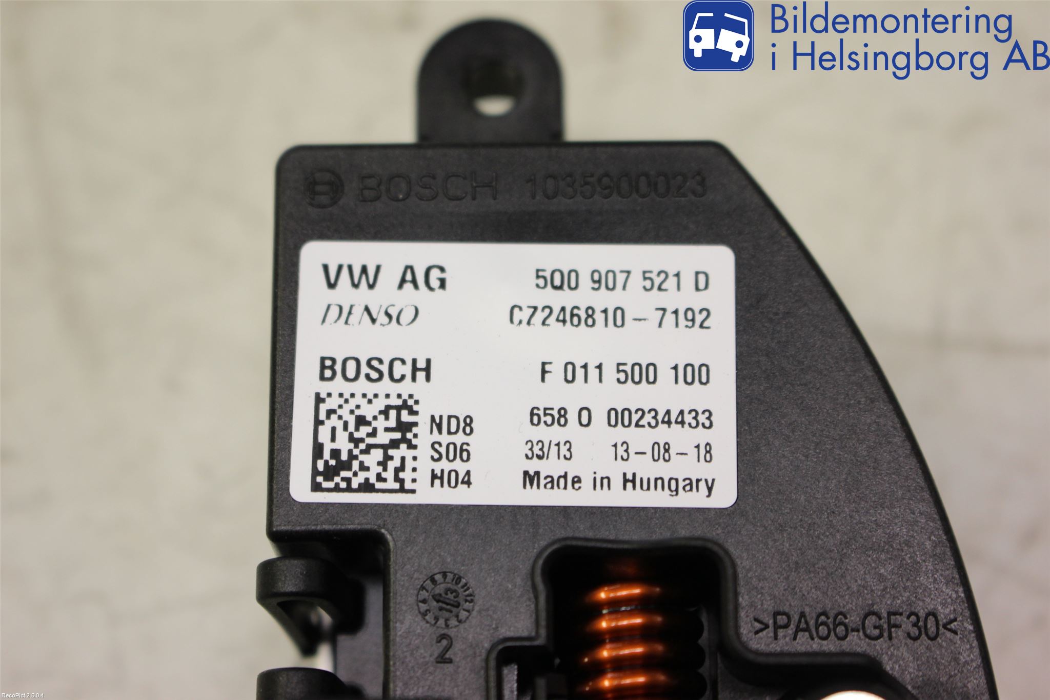 Skoda OCTAVIA (5E) 13-20 Varmeapparat Viftemotstand