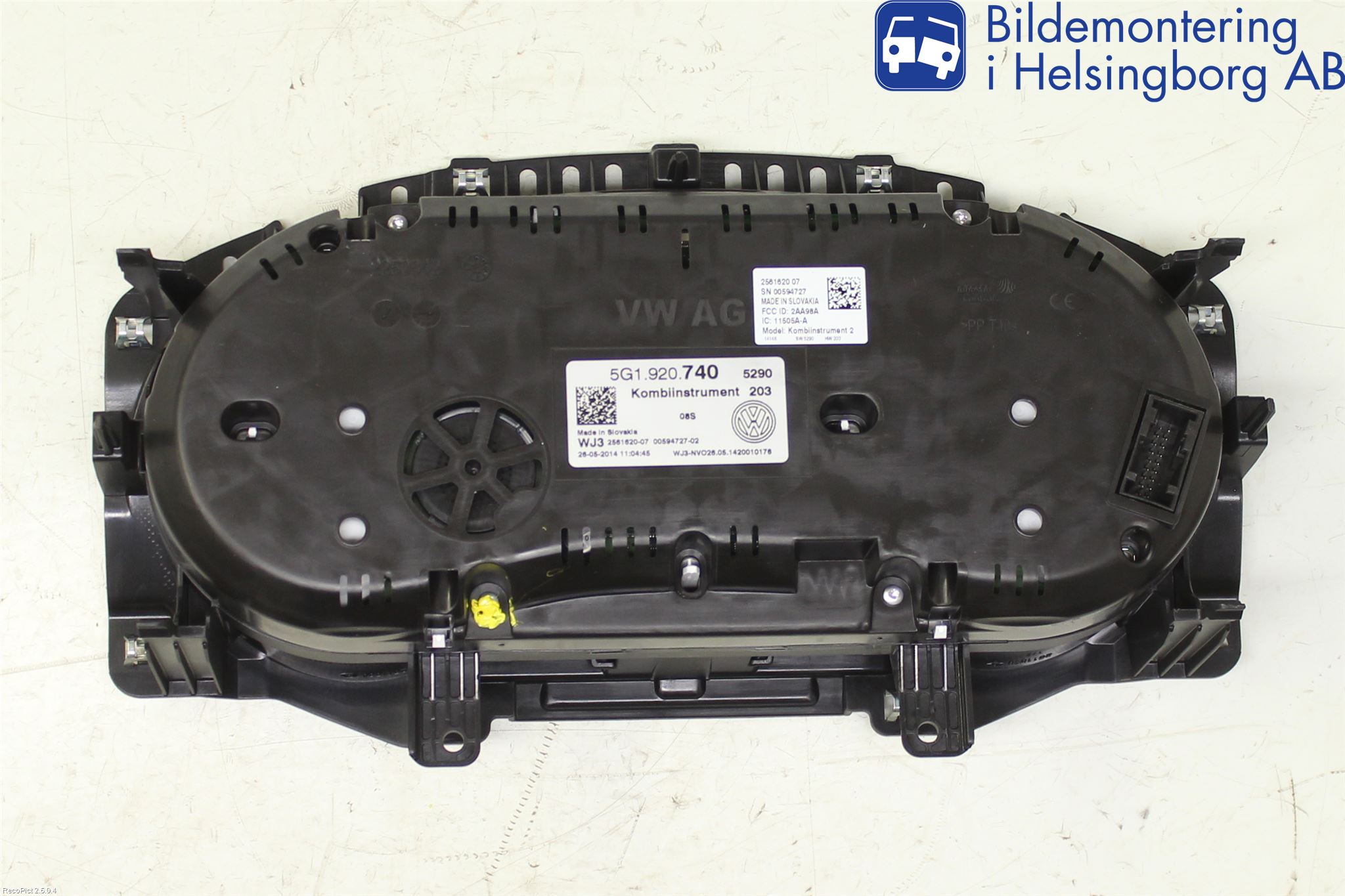 Volkswagen VW GOLF / E-GOLF VII 13-20 Instr Kombinert