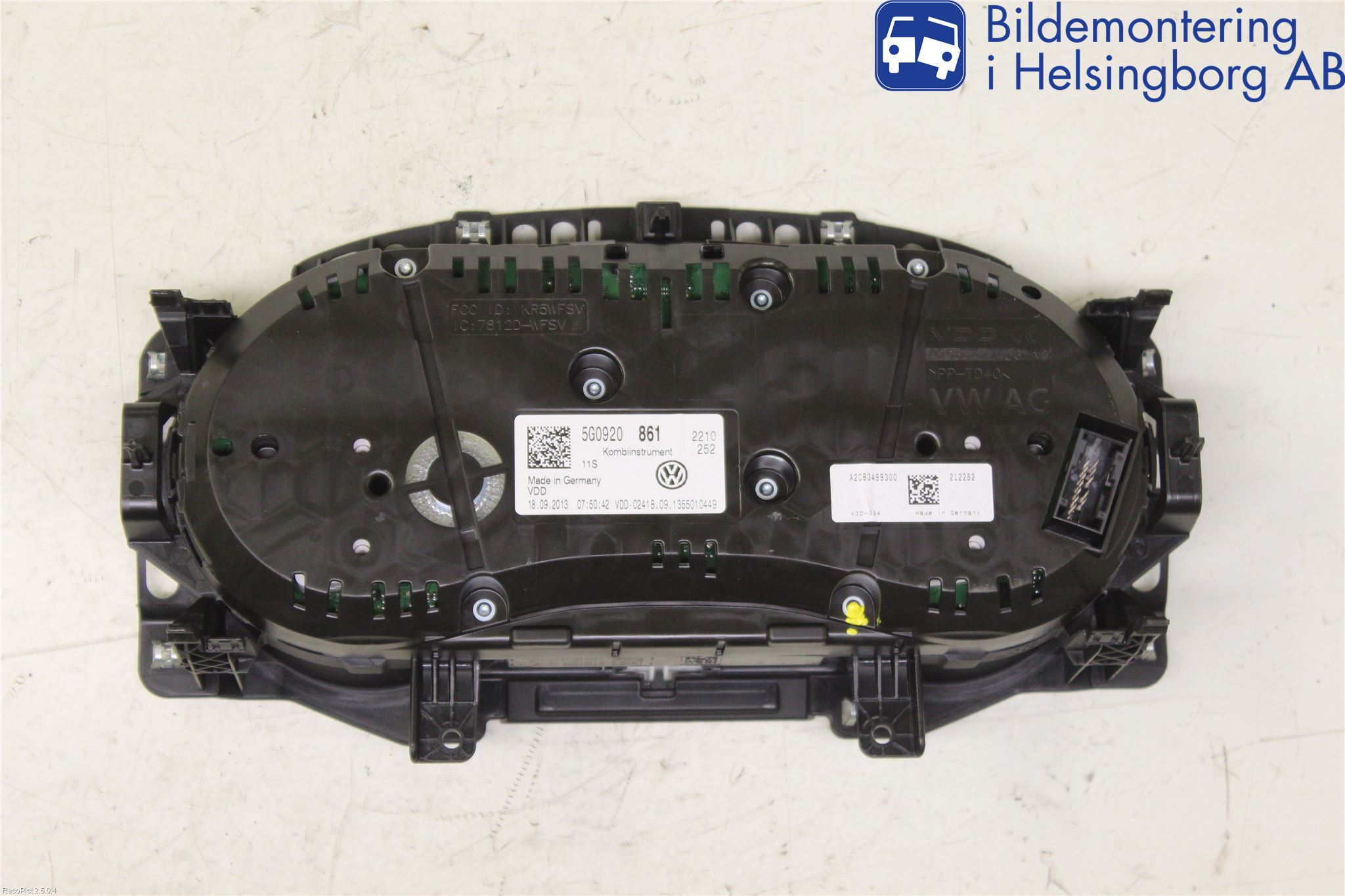 Volkswagen VW GOLF / E-GOLF VII 13-20 Instr Kombinert