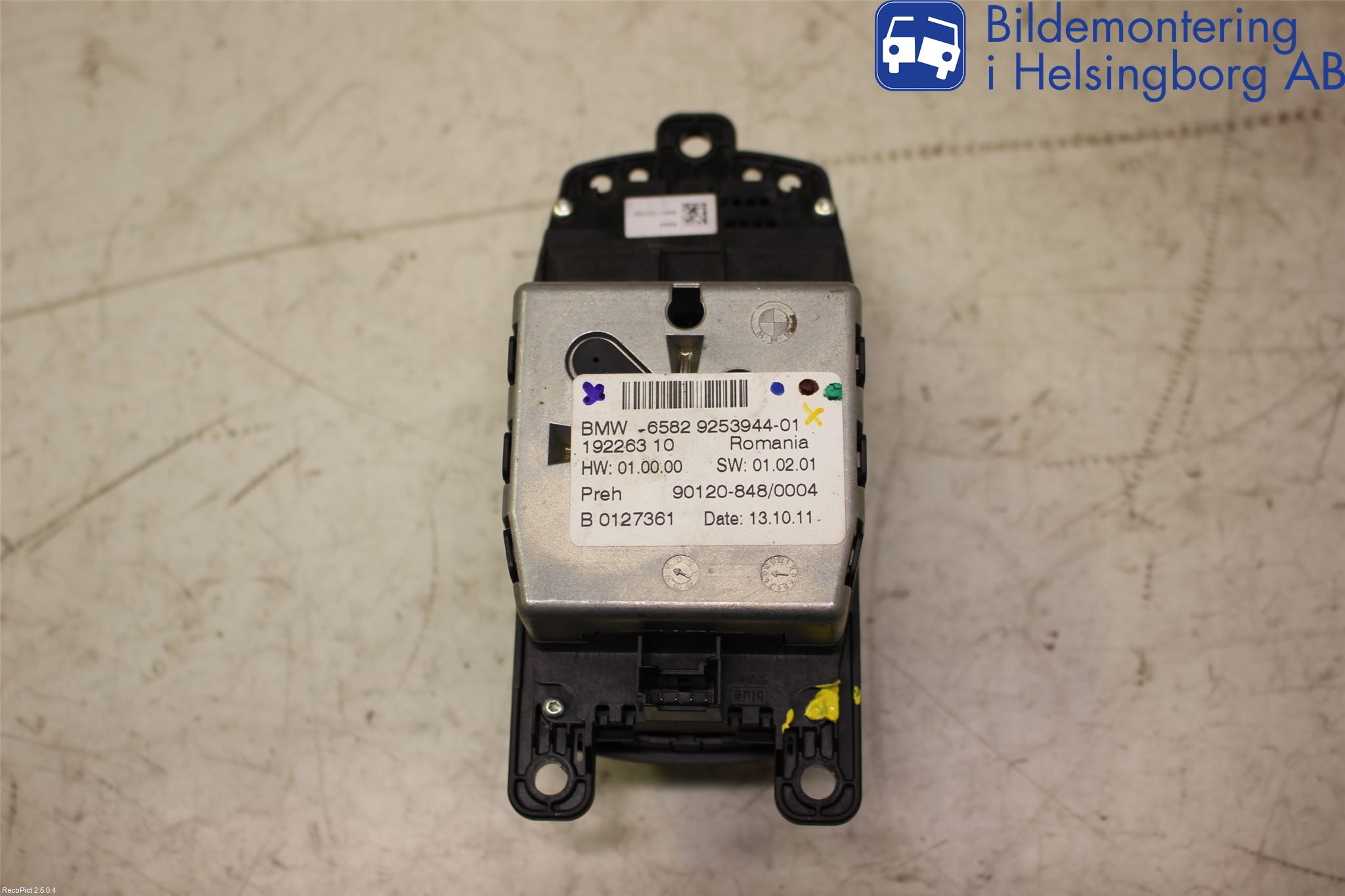 BMW 5 F10/F11/F18 09-17 Bryter Cruisekontroll