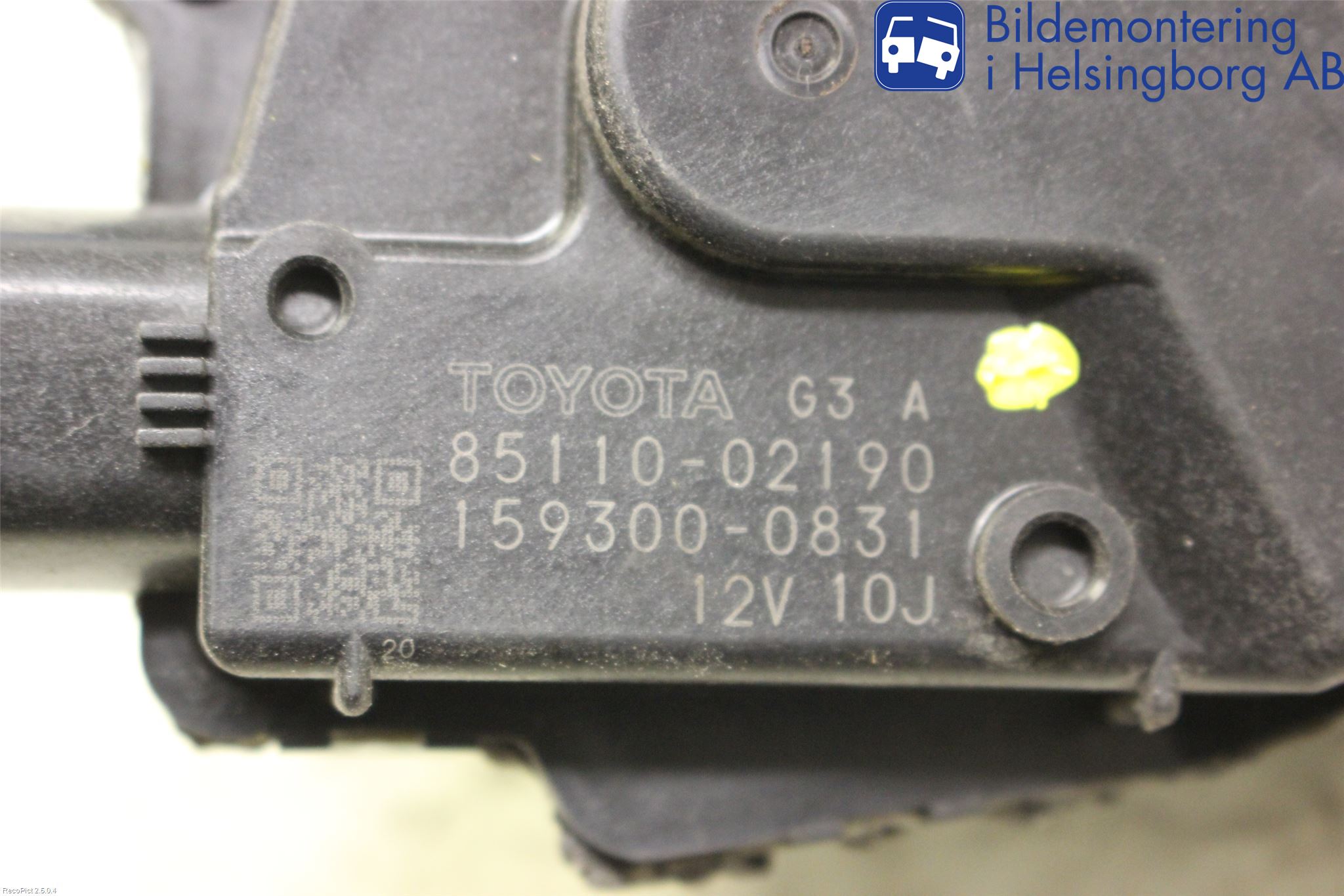 Toyota AURIS 07-09 Viskermotor Frontrute