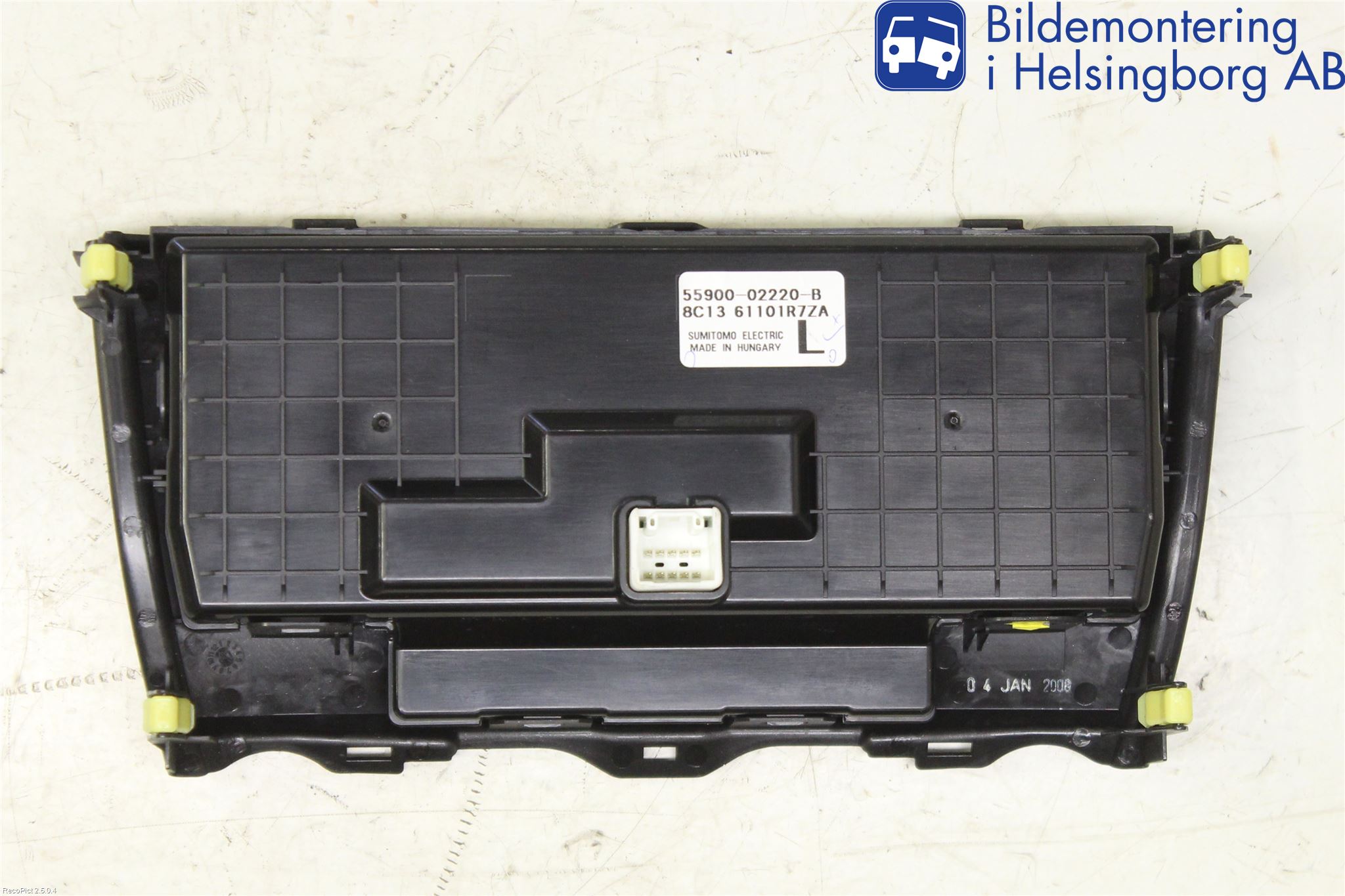 Toyota AURIS 07-09 Varme Ac Betjening-Display