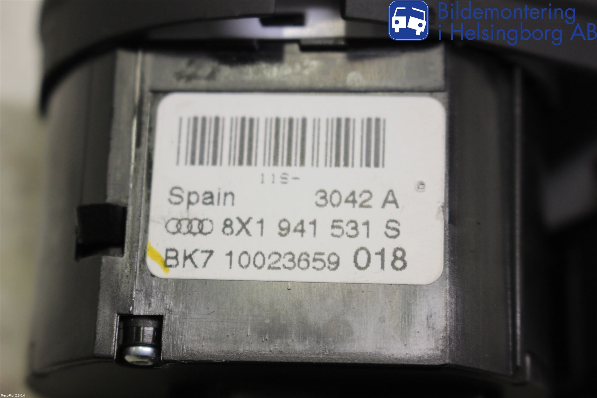Audi A1/S1 11-18 Bryter Hovedlys