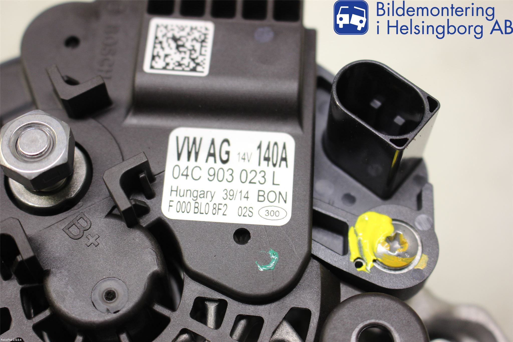 Volkswagen VW GOLF / E-GOLF VII 13-20 Dynamo