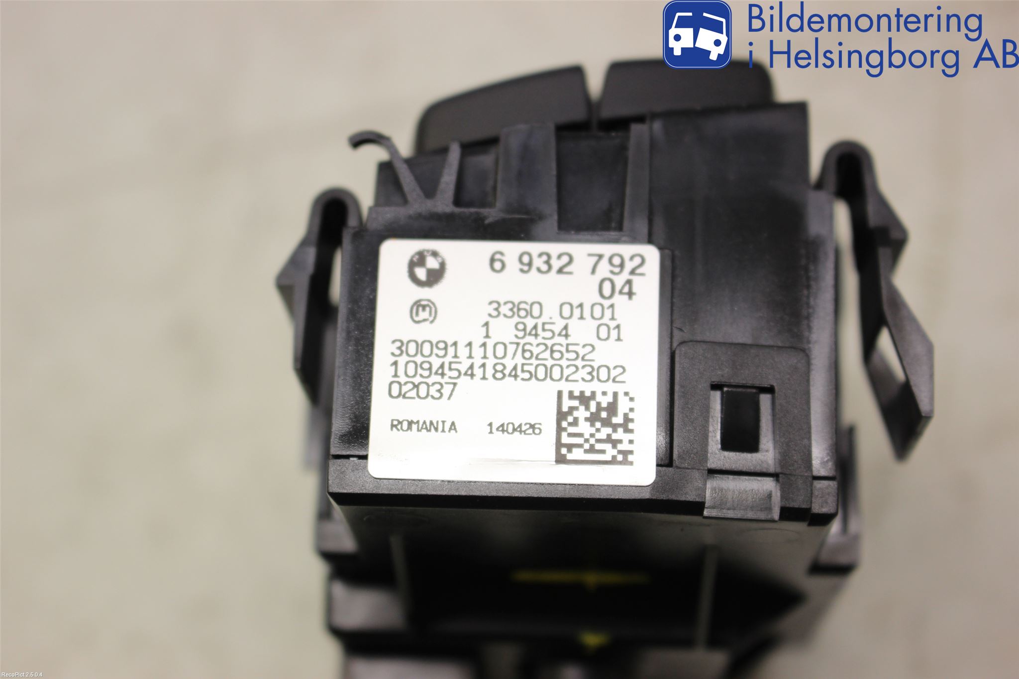 BMW 1 E87/81 5D/3D 03-11 Bryter Hovedlys