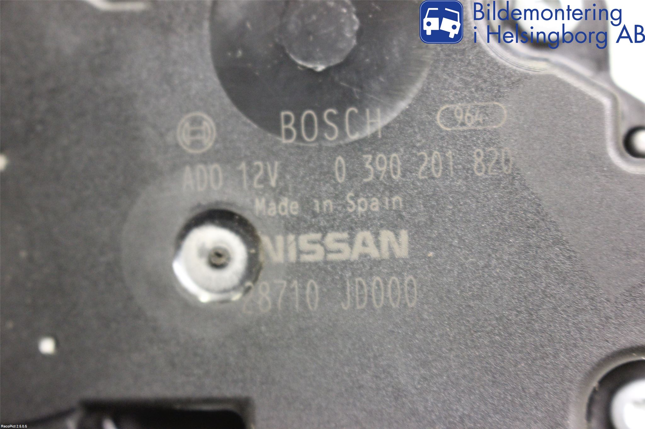 Nissan QASHQAI+2  08-10 Viskermotor Bakluke