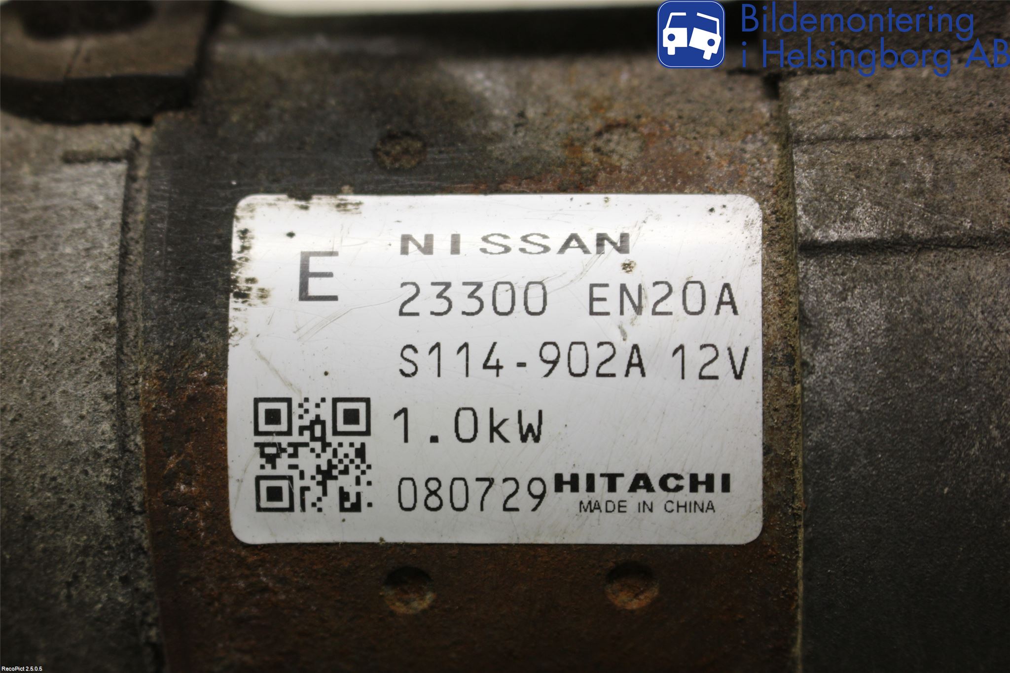 Nissan QASHQAI+2  08-10 Startmotor