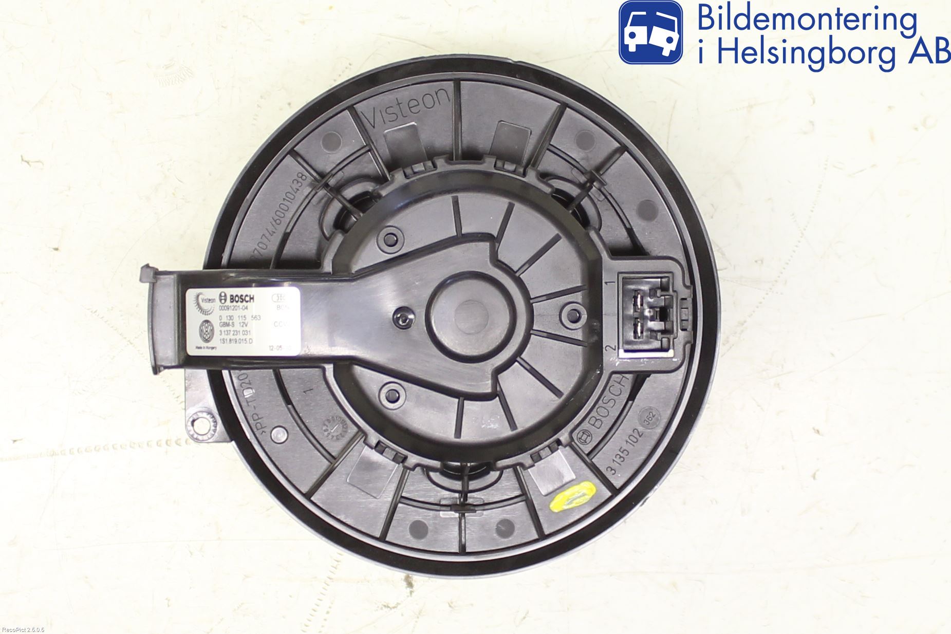 Skoda CITIGO / CITIGO E IV Varmeapparat Viftemotor