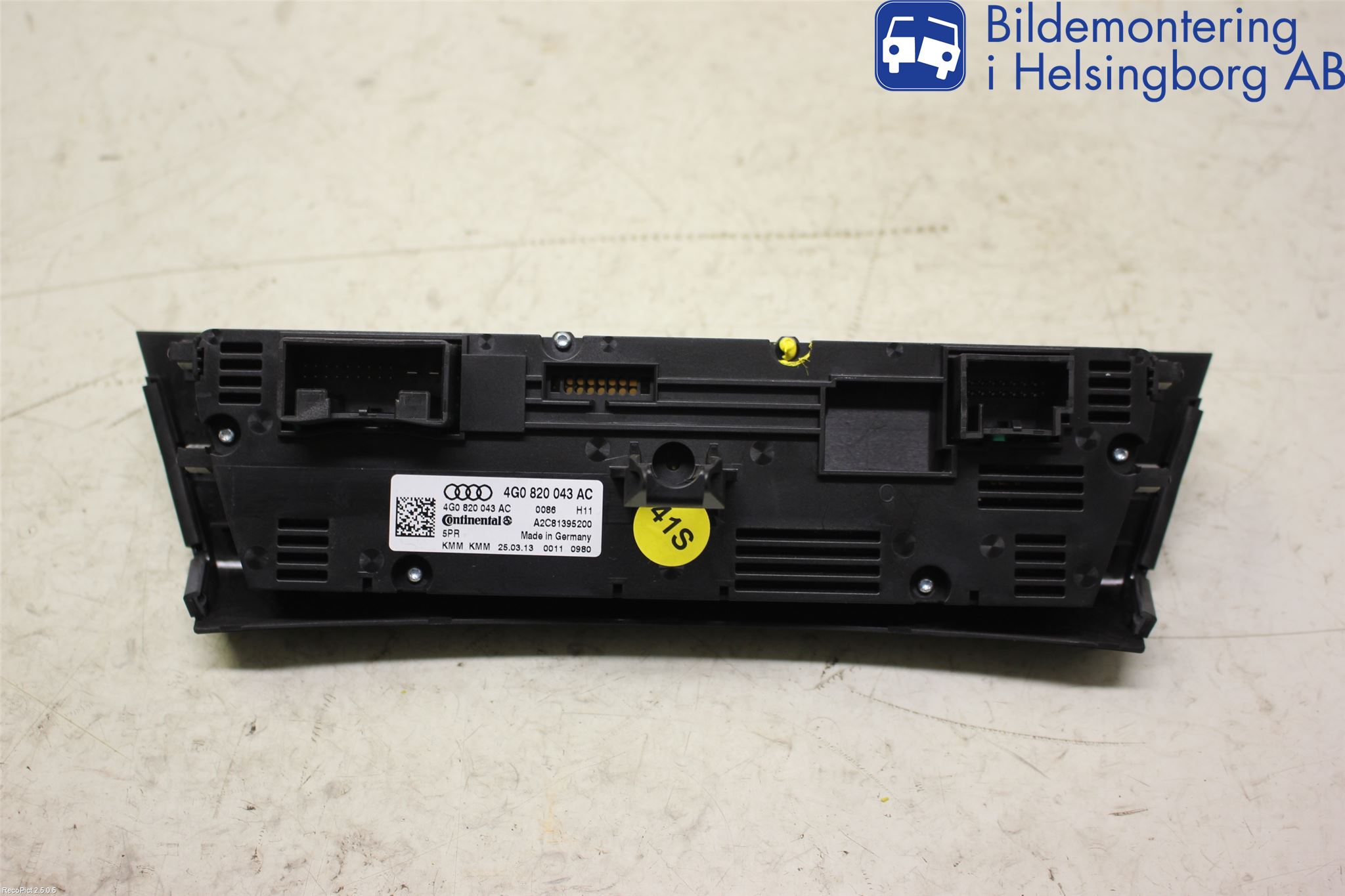 Audi A6/S6 4G 11-18 Varme Ac Betjening-Display