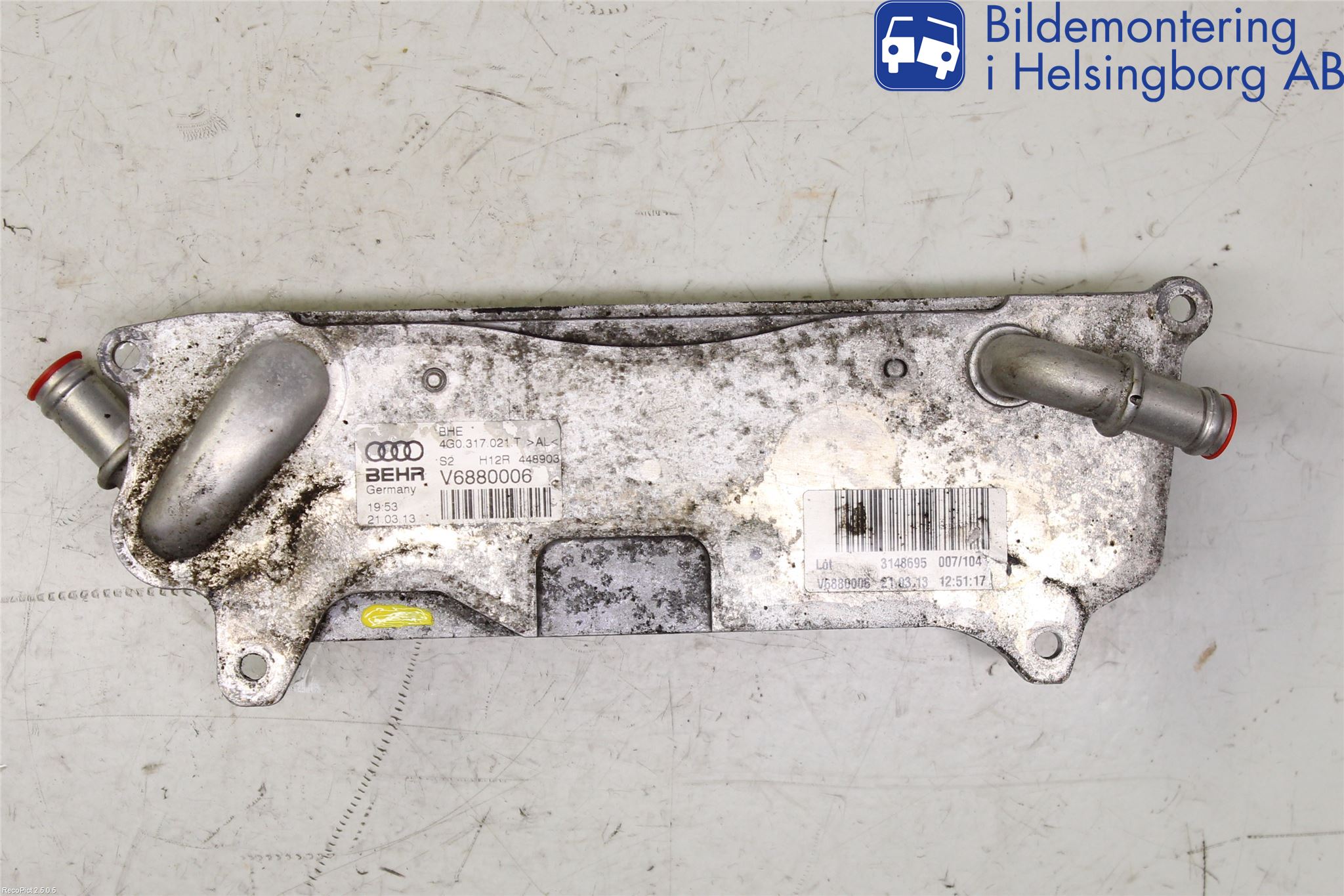 Audi A6/S6 4G 11-18 Radiator Oljekjøler Automatgea