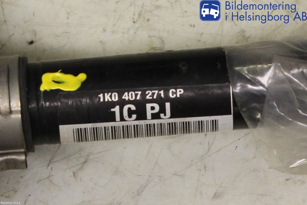 Volkswagen VW GOLF VI 09-13 Drivaksel Foran Kompl Venstre