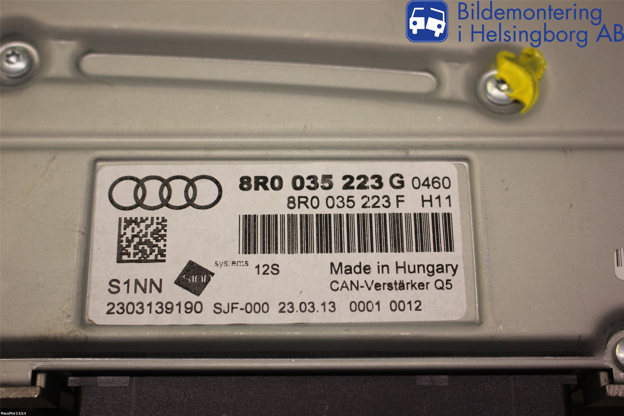 Audi Q5 09-16 Stereo Forsterker