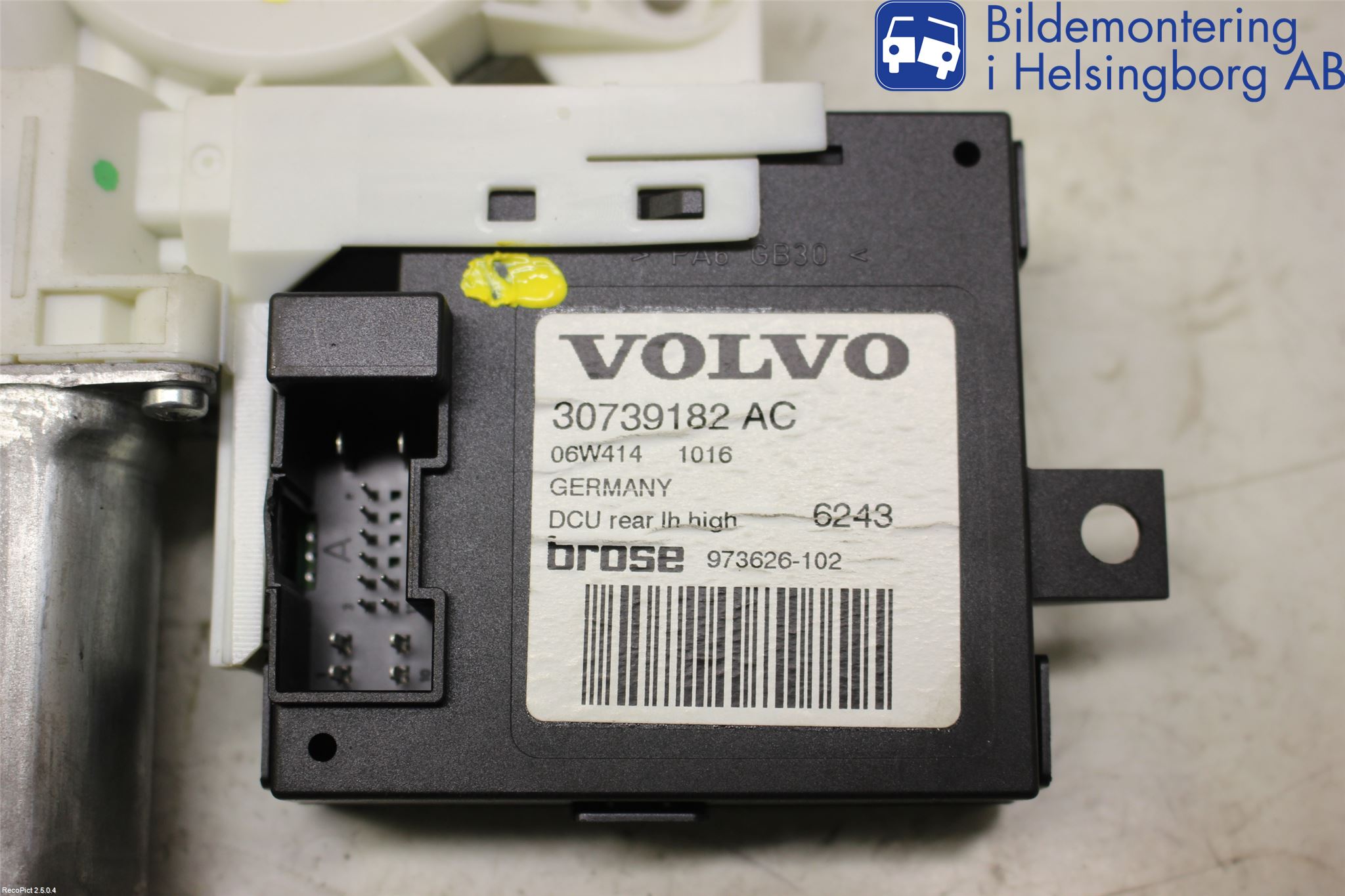 Volvo S40 04-07 Vindusheismotor