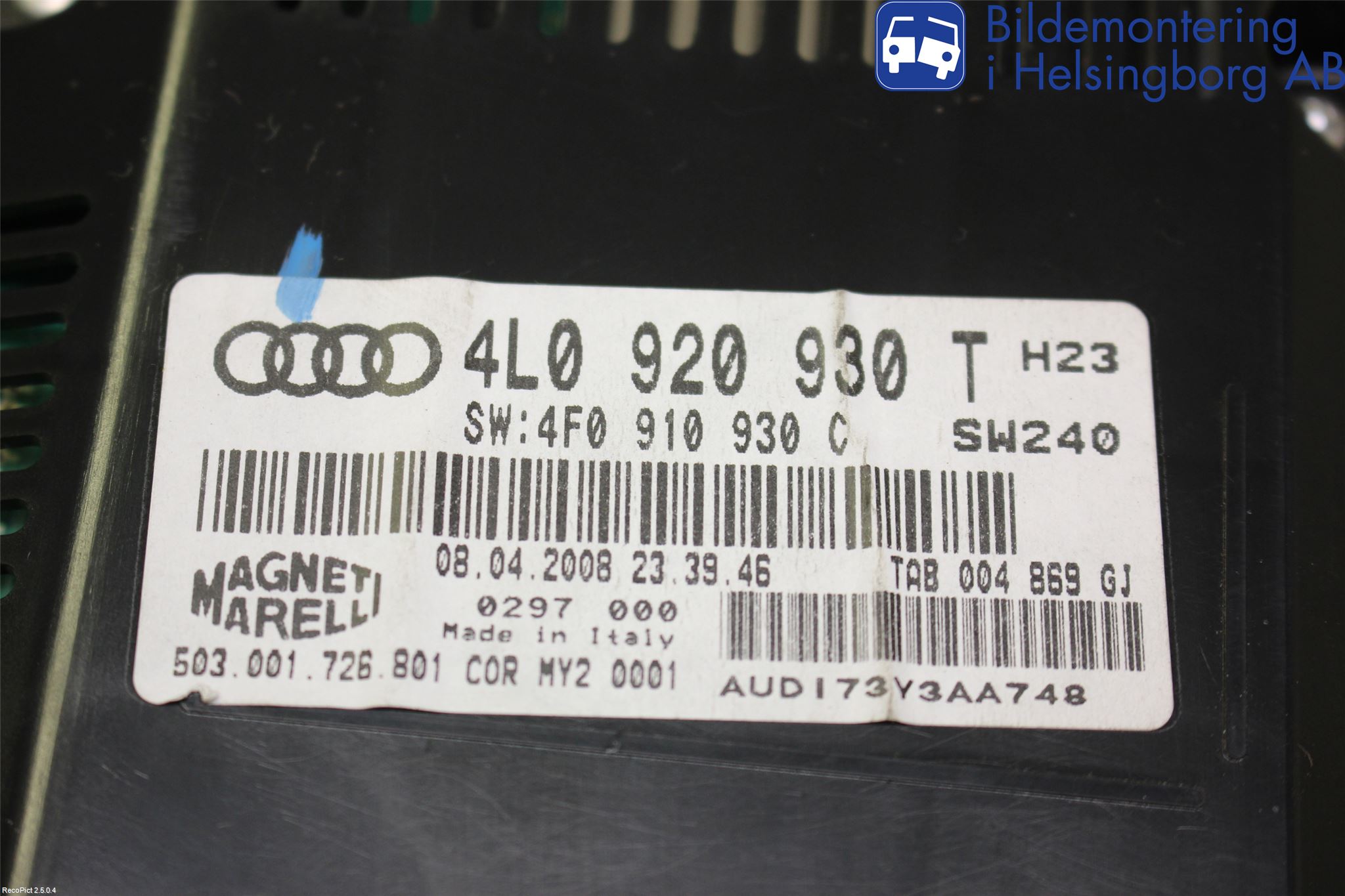 Audi Q7/SQ7 Instr Kombinert