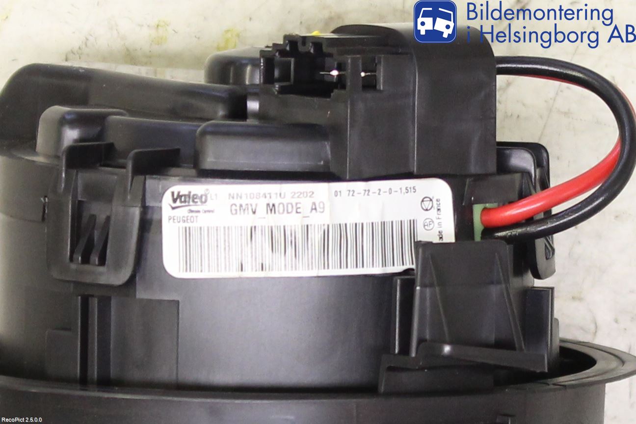 Peugeot 208 12-15 Varmeapparat Viftemotor