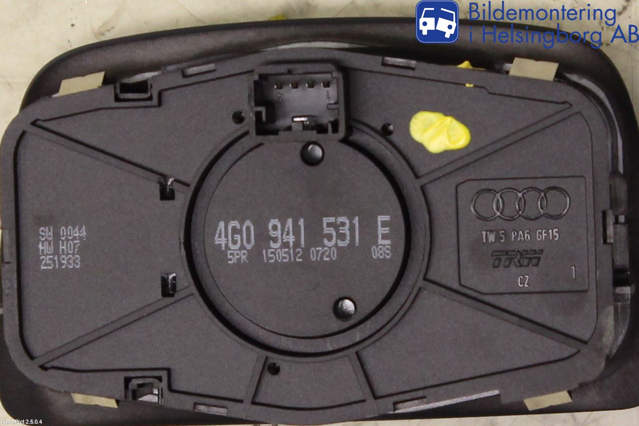 Audi A6/S6 4G 11-18 Bryter Hovedlys