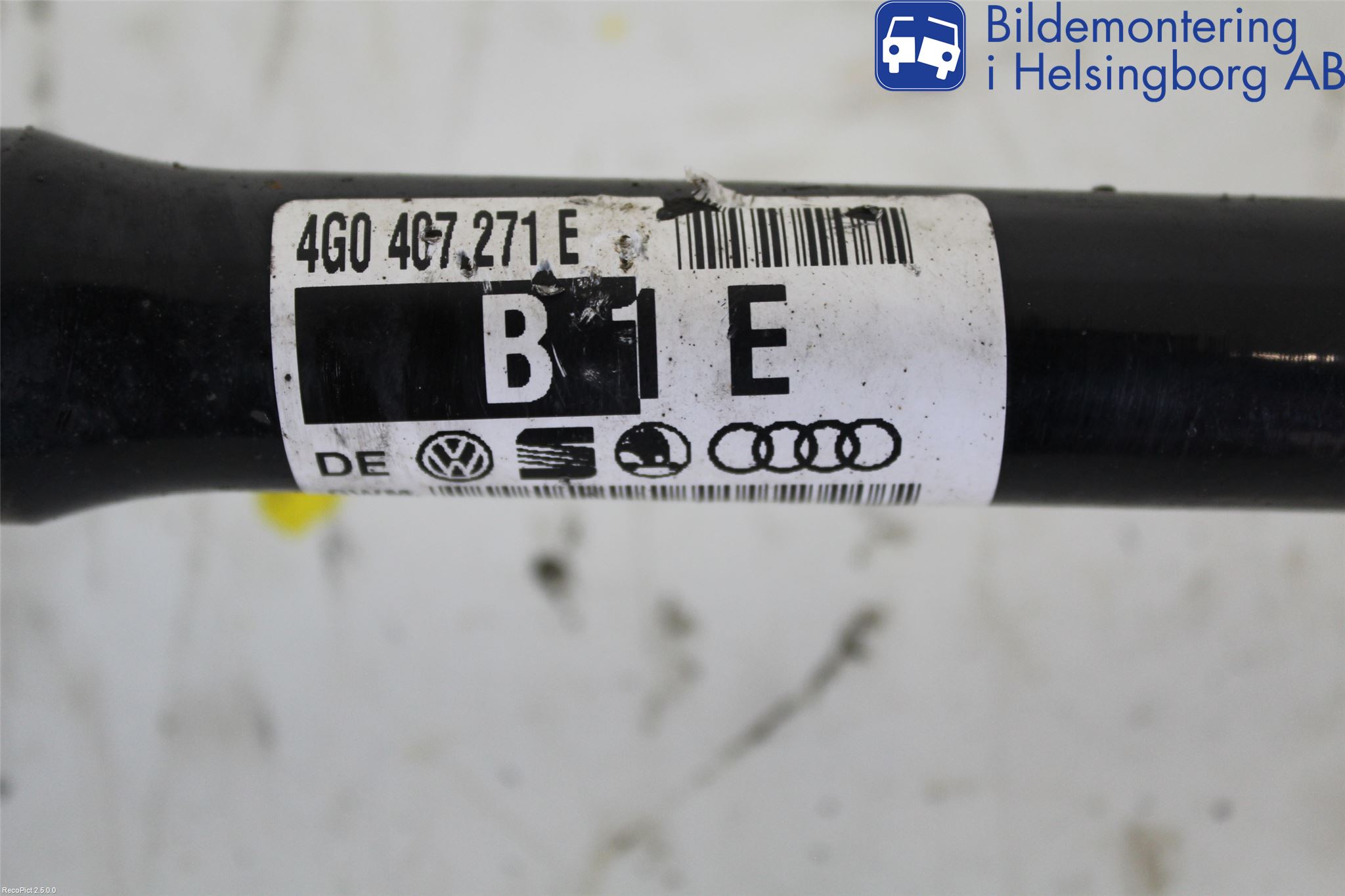 Audi A6/S6 4G 11-18 Drivaksel Foran Kompl Høyre