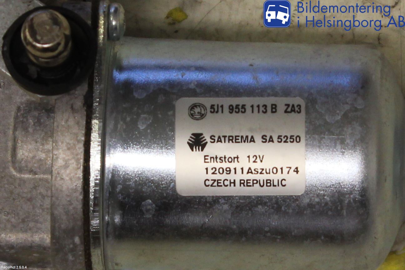 Skoda FABIA 07-14 Viskermotor Frontrute
