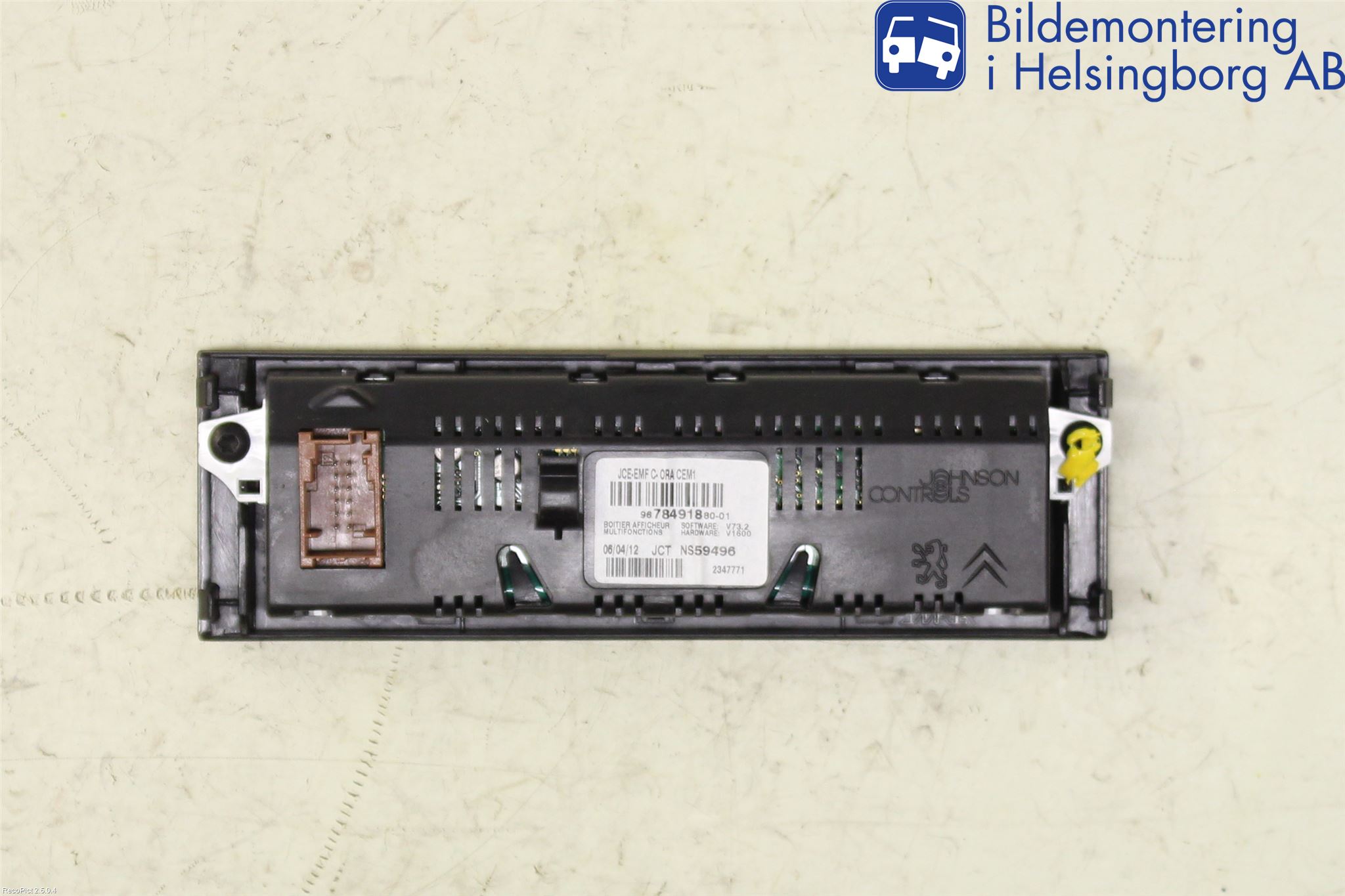Peugeot 3008 09-16 Stereo Radio Øvrig