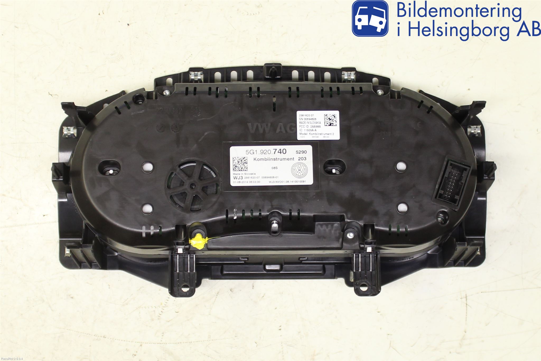 Volkswagen VW GOLF / E-GOLF VII 13-20 Instr Kombinert