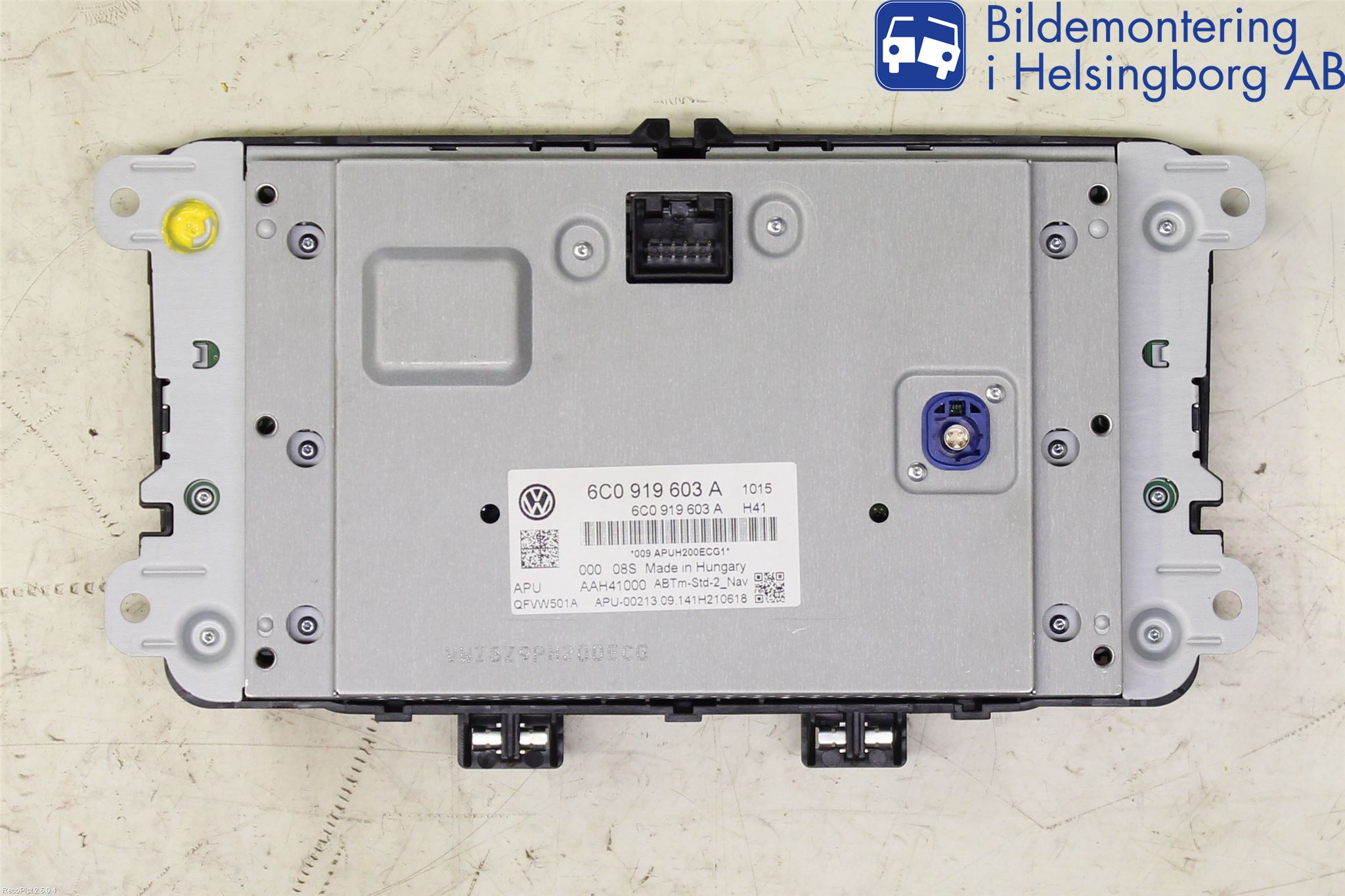 Volkswagen VW POLO 10-17 Stereo Radio Med Cd