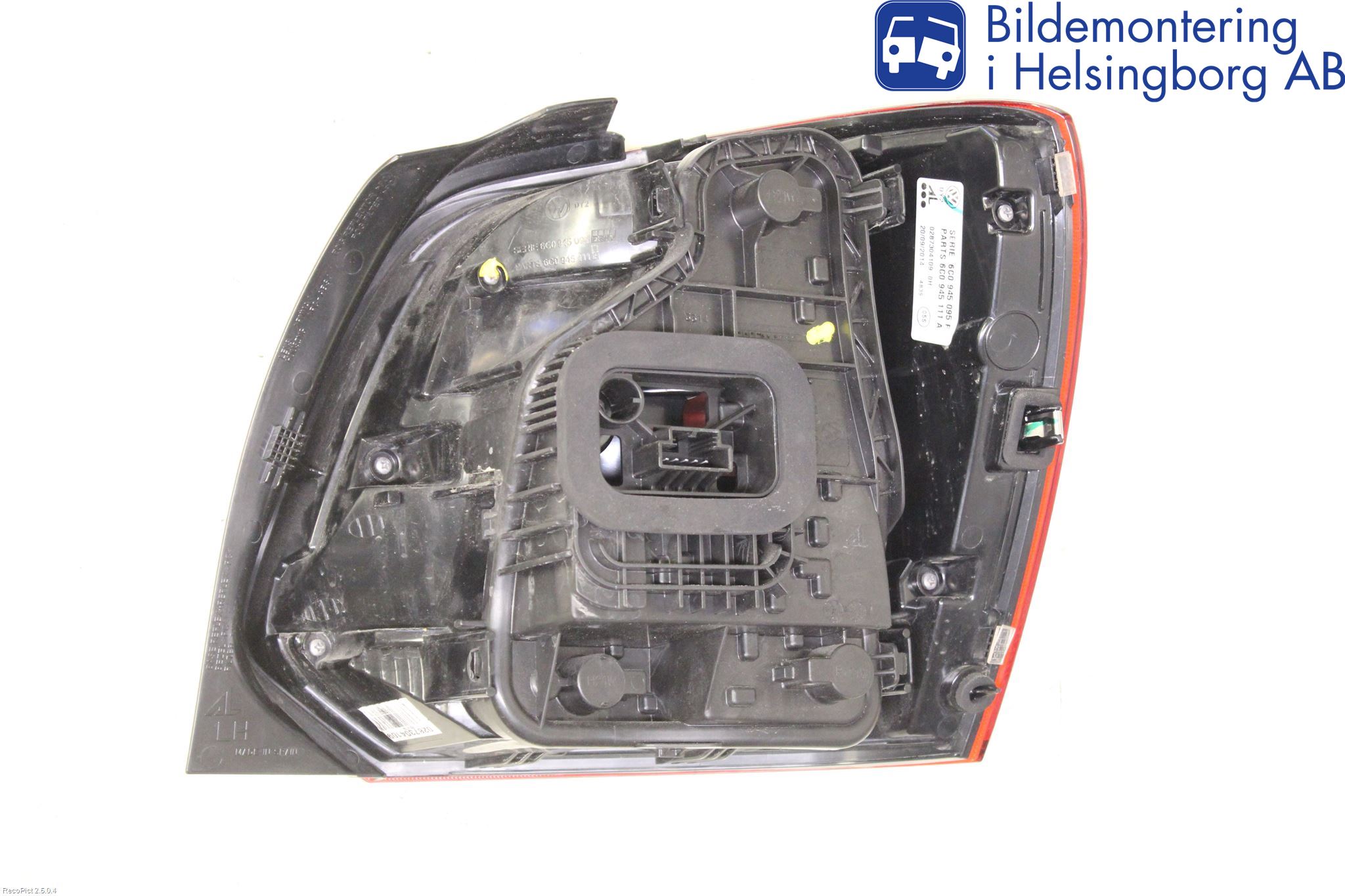 Volkswagen VW POLO 10-17 Baklykt Venstre