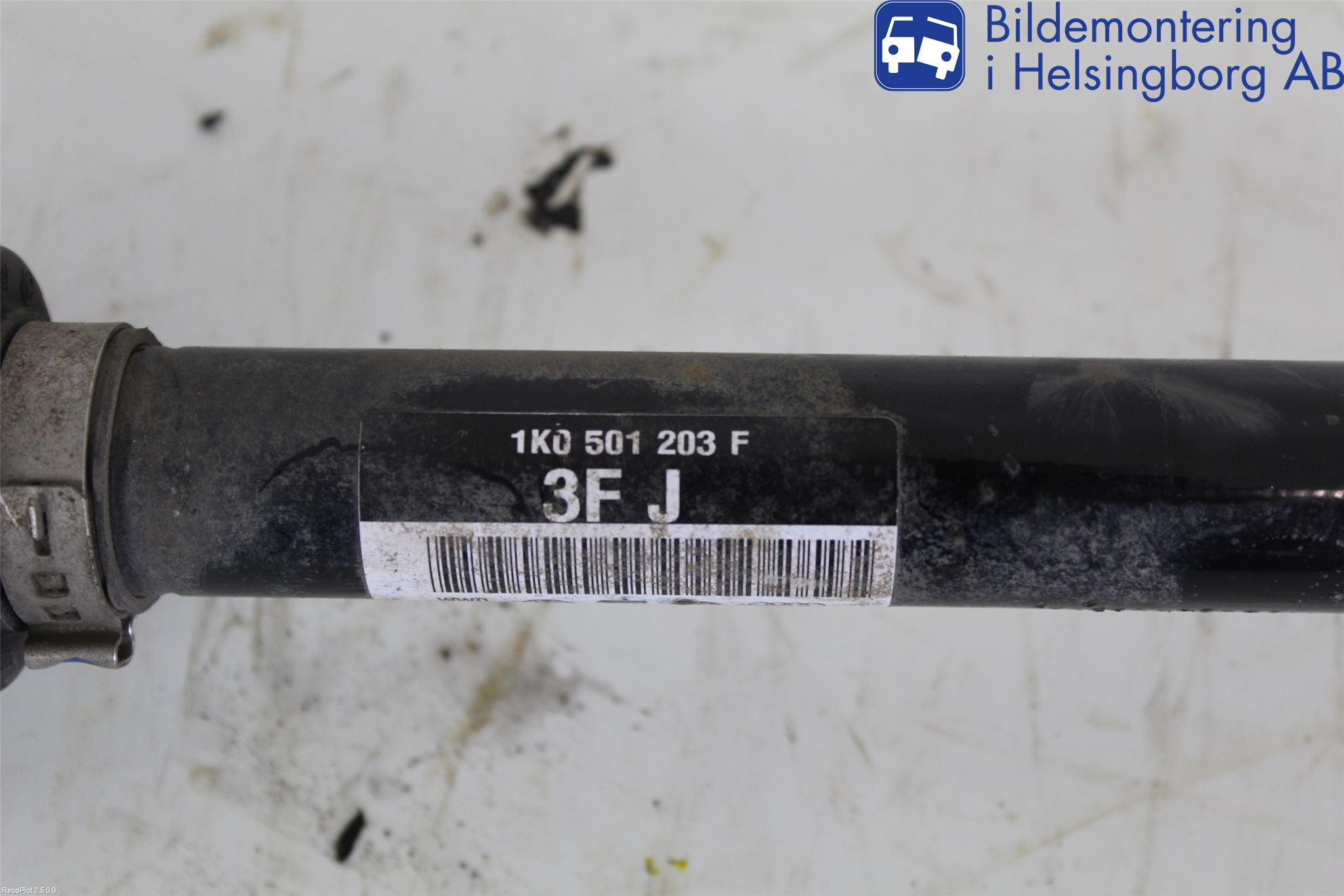Volkswagen VW TIGUAN 07-16 Drivaksel Bak Kompl Venstre