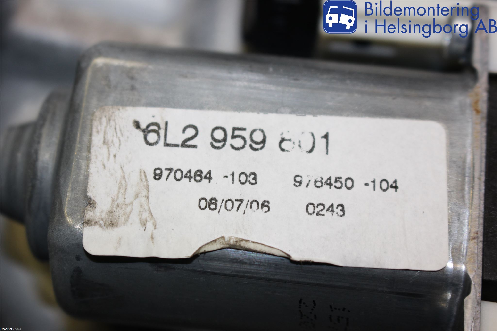 Seat IBIZA III 06-08 Vindusheis El Komp