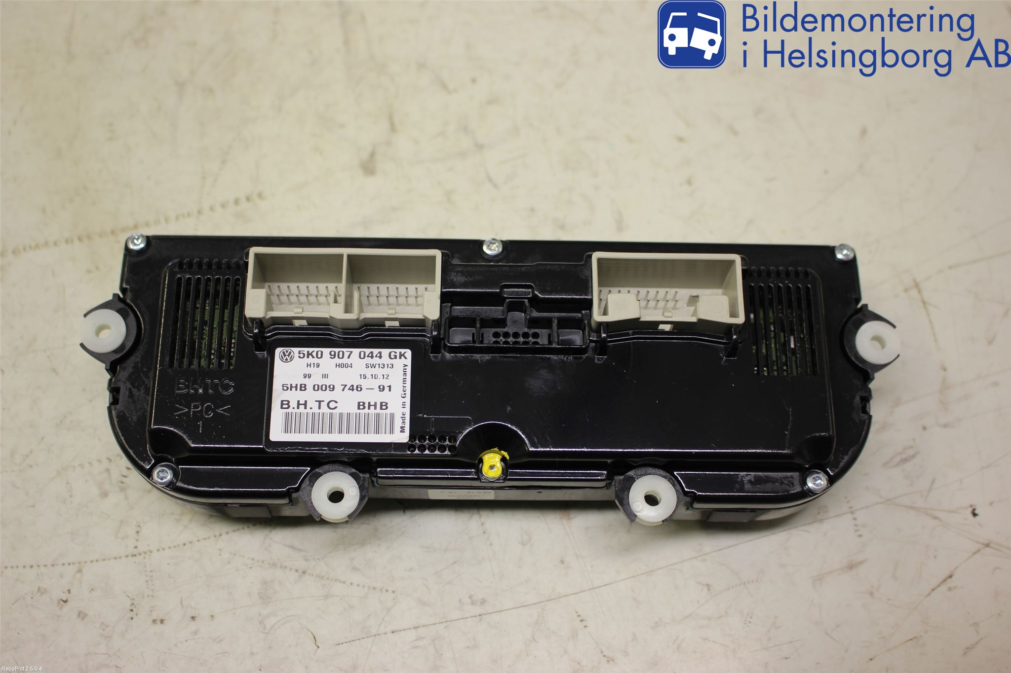 Volkswagen VW TIGUAN 07-16 Varme Ac Betjening-Display