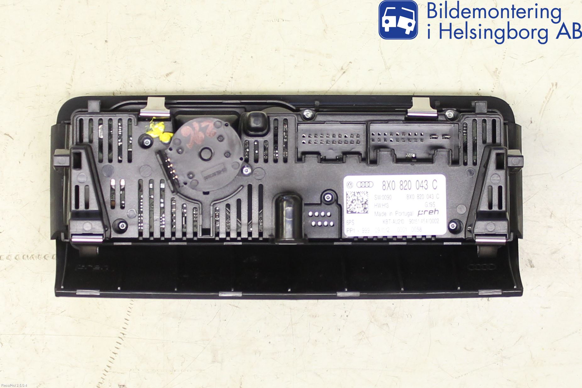 Audi A1/S1 11-18 Varme Ac Betjening-Display