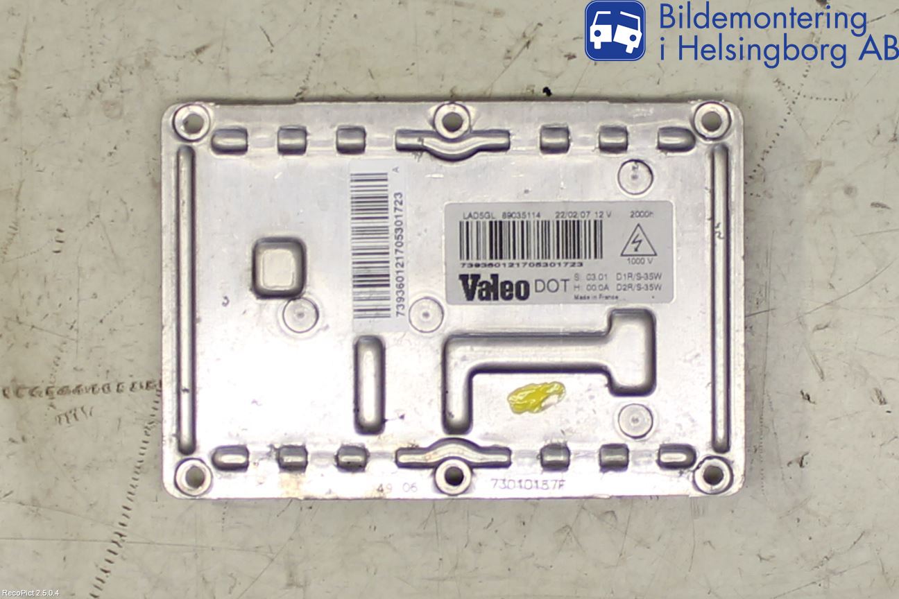 Citroen C5     05-08 Styreenhet Xenon