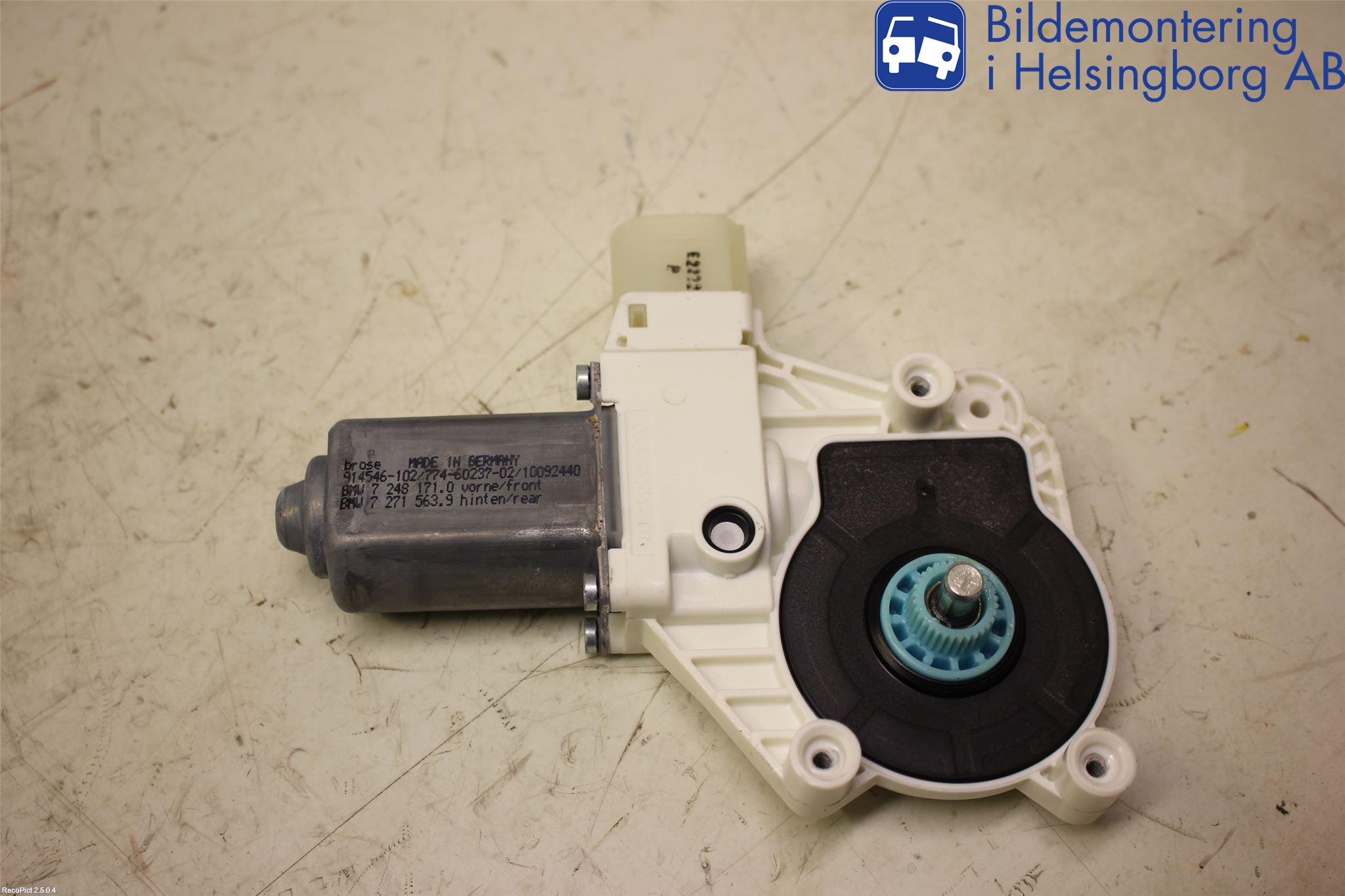 BMW 5 F10/F11/F18 09-17 Vindusheismotor