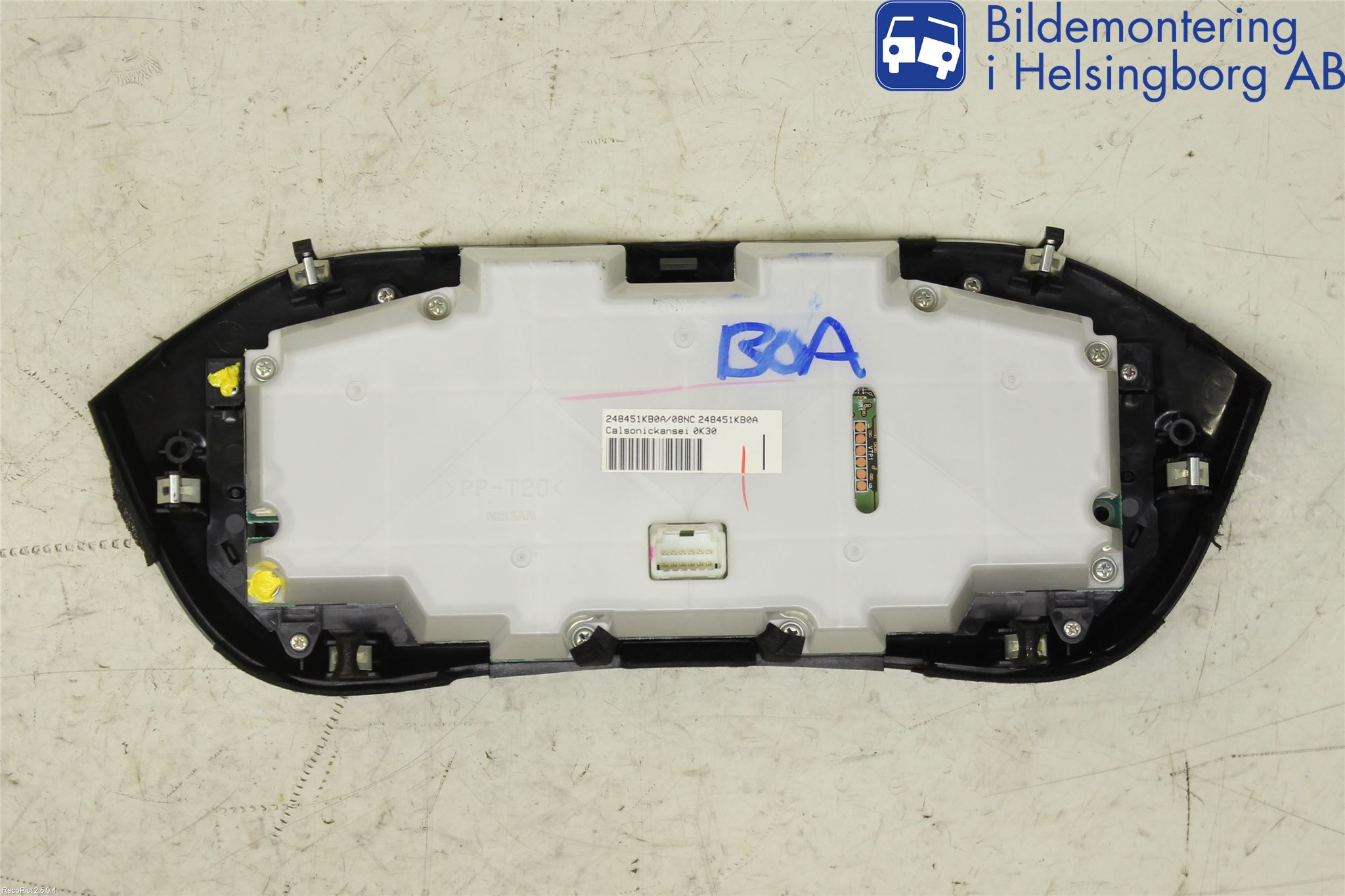 Nissan JUKE 10-14 Varme Ac Betjening-Display
