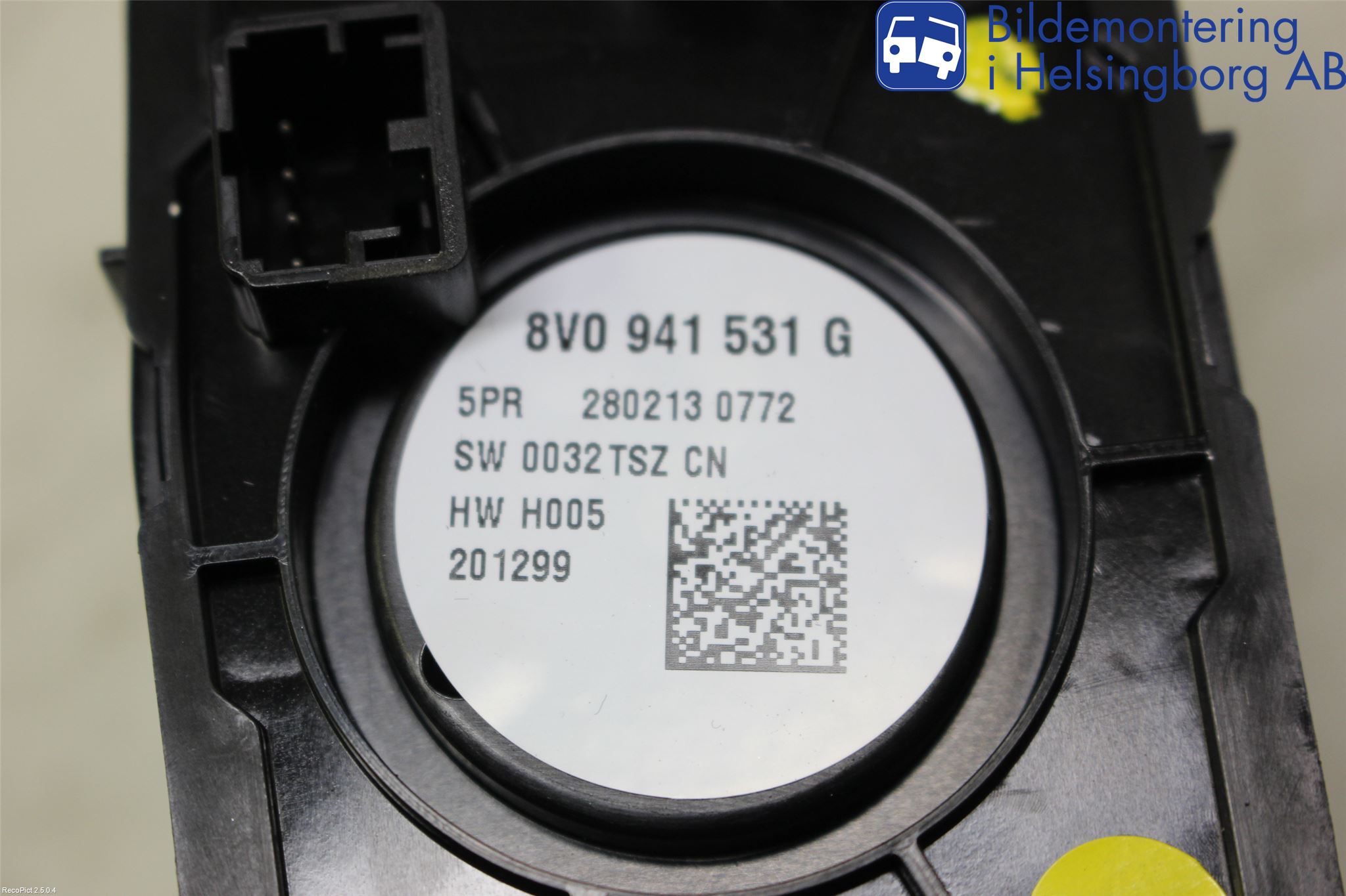 Audi A3/S3 8V 13-20 Bryter Hovedlys