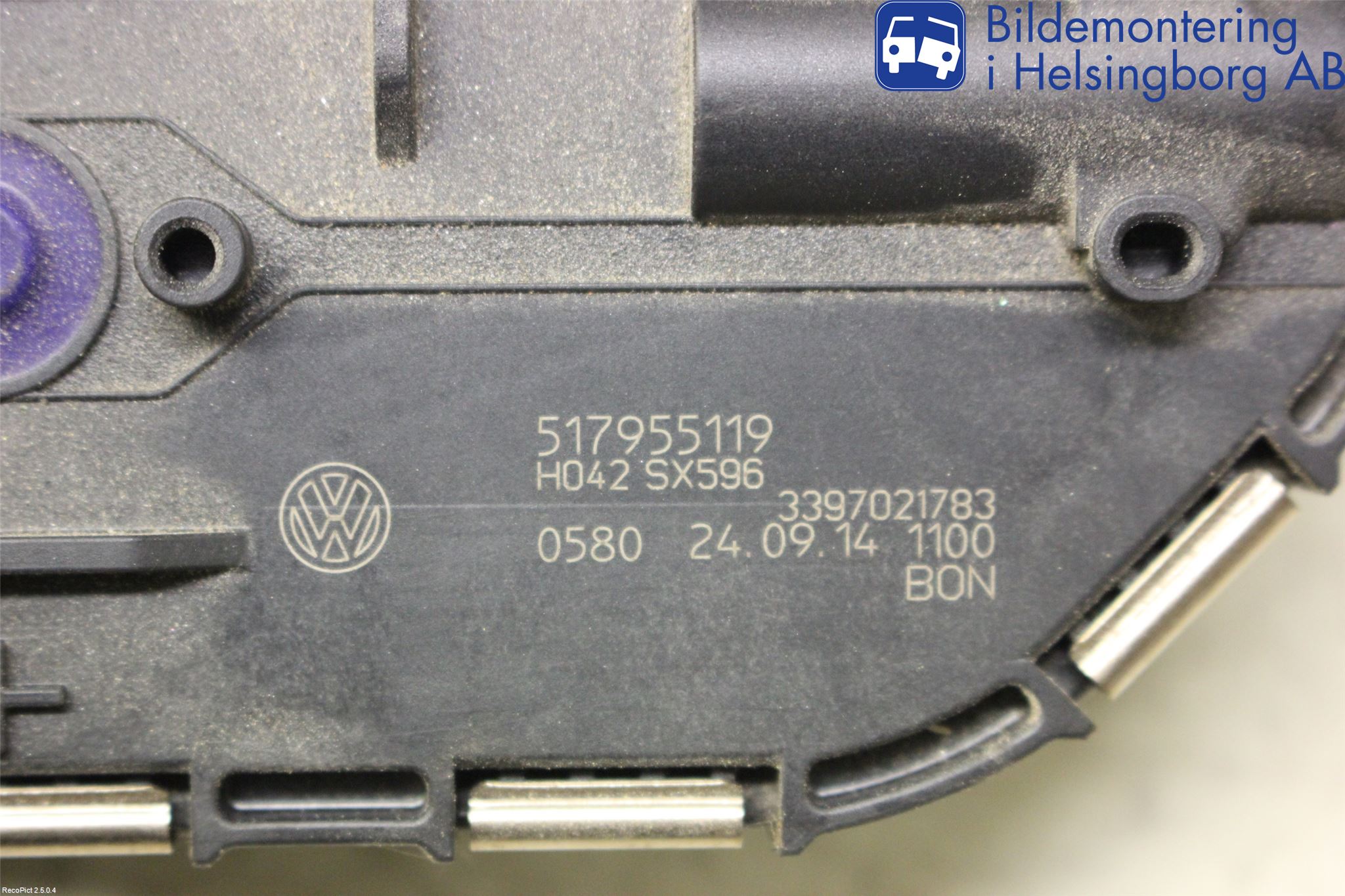Volkswagen VW GOLF SPORTSVAN 15-20 Viskermotor Frontrute