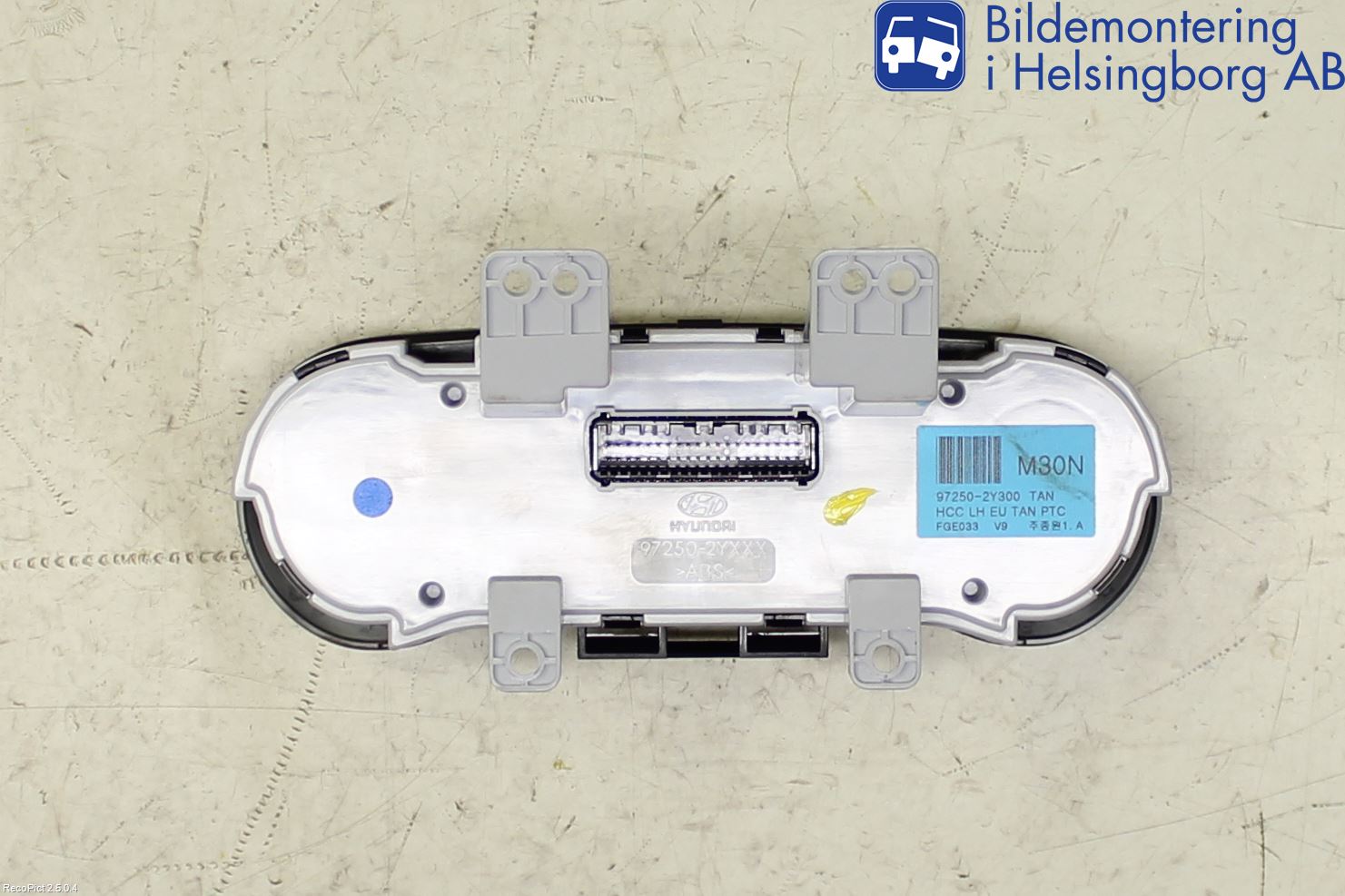 Hyundai ix35 Varme Ac Betjening-Display