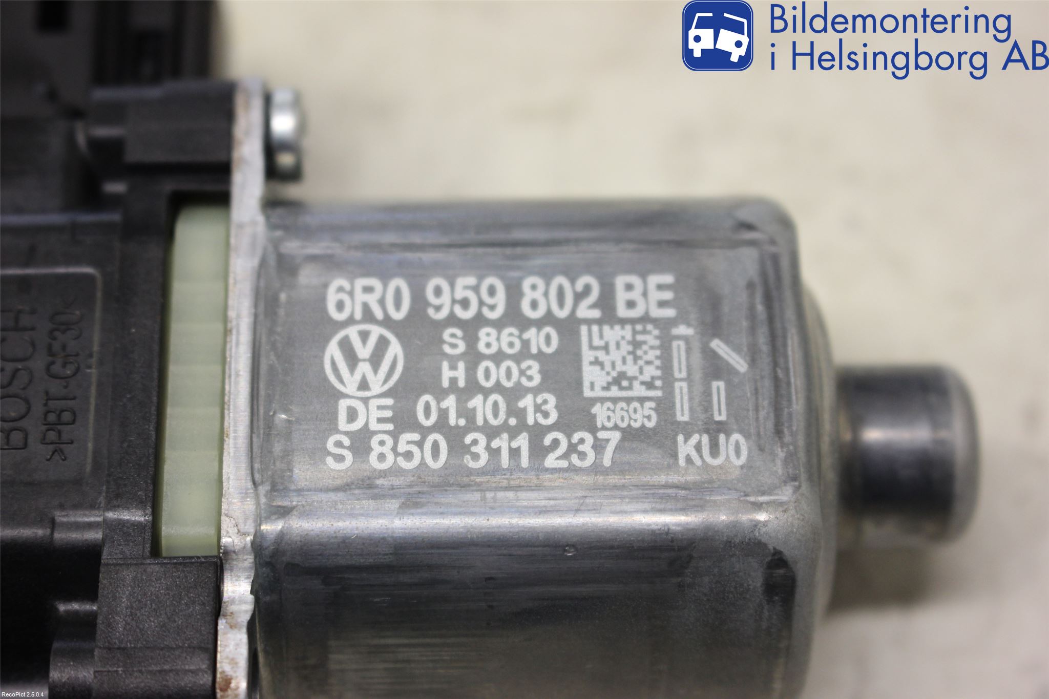 Volkswagen VW POLO 10-17 Vindusheismotor
